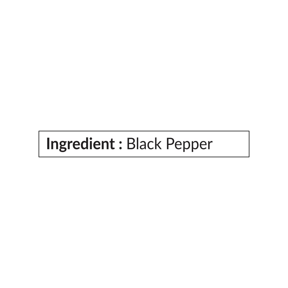 Premium Keya Black Pepper Grinder - 50g Fresh Kali Mirch | High-Quality Ground Black Pepper for Enhanced Flavor | Easy Twist-Top Design | Ideal for Cooking, Seasoning, Garnishing & Everyday Meals | Perfect for Steak, Pasta, Salads & Soups