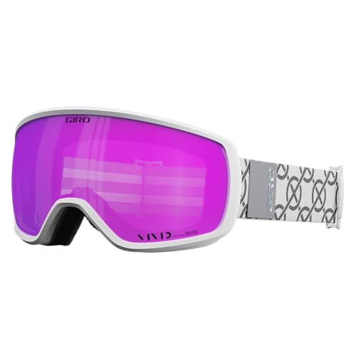 White Monogram/Vivid Pink