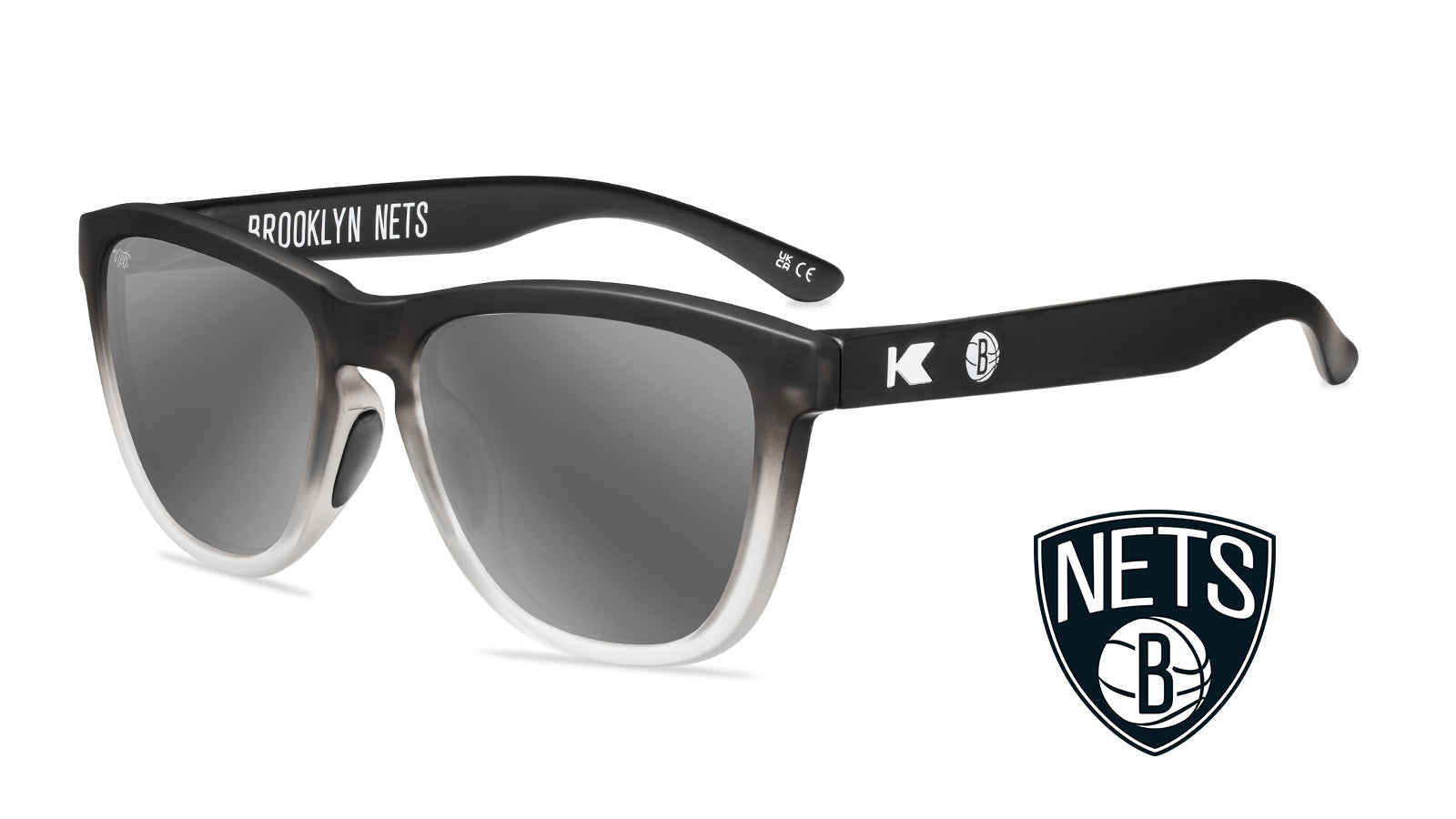 Brooklyn Nets NBA Team Logo Polarized Sunglasses for Men & Women - UV Protection, Stylish Sports Shades for Basketball Fans, Outdoor Activities & Driving