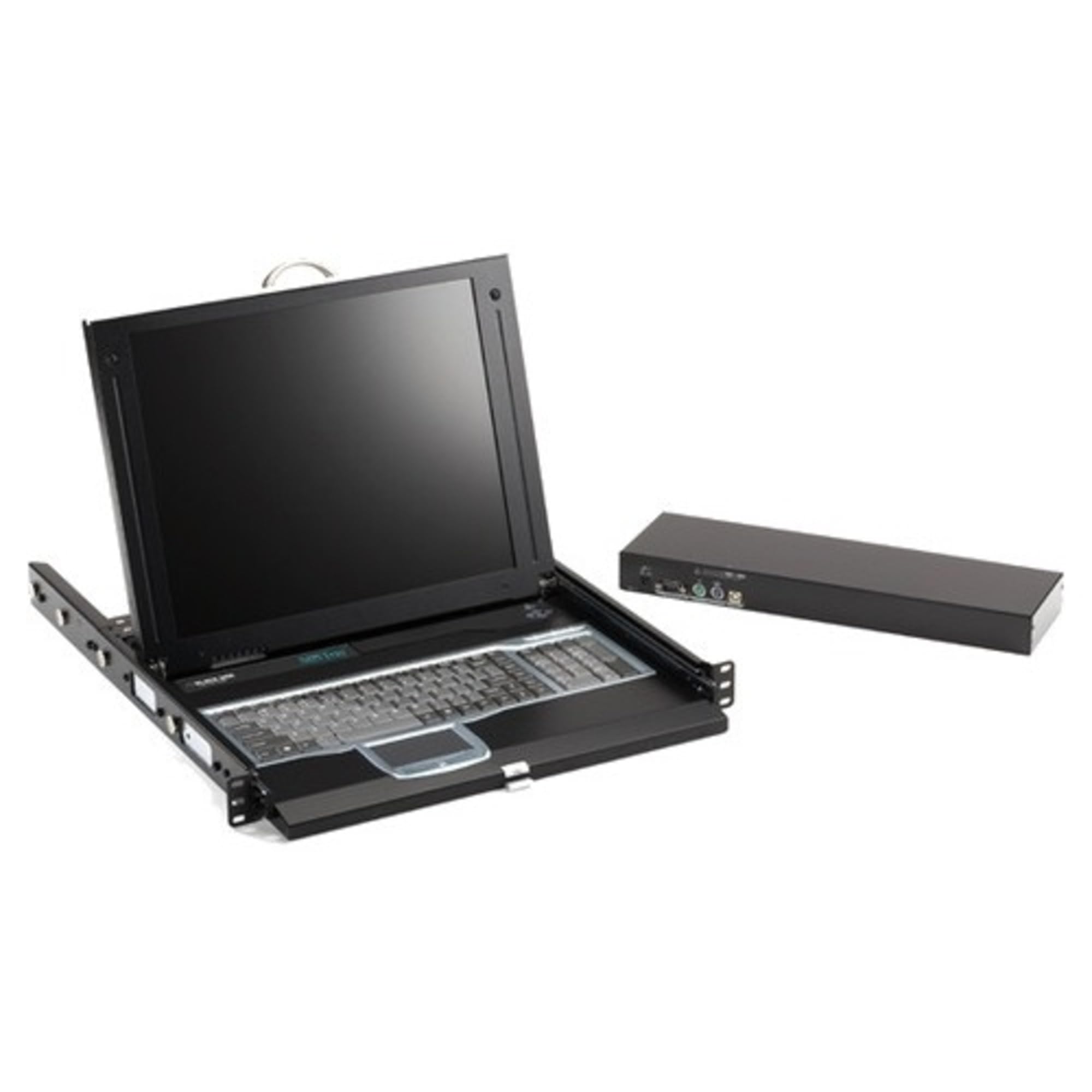 ServTray Complete 17-Inch 8-Port KVM Switch Module with USB & PS/2 Connectivity - Ideal for Server Racks, Data Centers & IT Workstations
