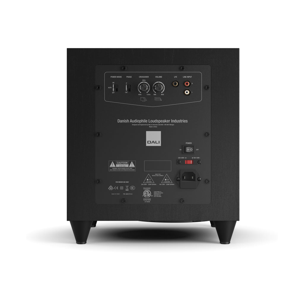 DALI Sub C-8D 8-Inch Powered Subwoofer - High-Performance Bass for Home Theater & Music Listening