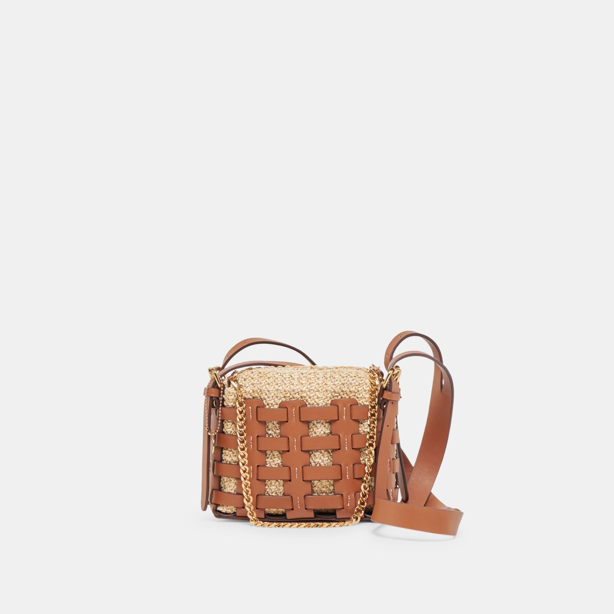 CASSIS Crossbody Saddle Bag in Natural Raffia - Stylish Women's Handbag for Everyday Use, Travel & Beach Outings
