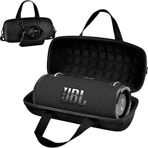 JBL Xtreme 3 Portable Bluetooth Speaker - Powerful Sound, Deep Bass, IP67 Waterproof, Wireless, Bundle with Protective Case - Perfect for Outdoor Adventures, Pool Parties & Travel (Black)