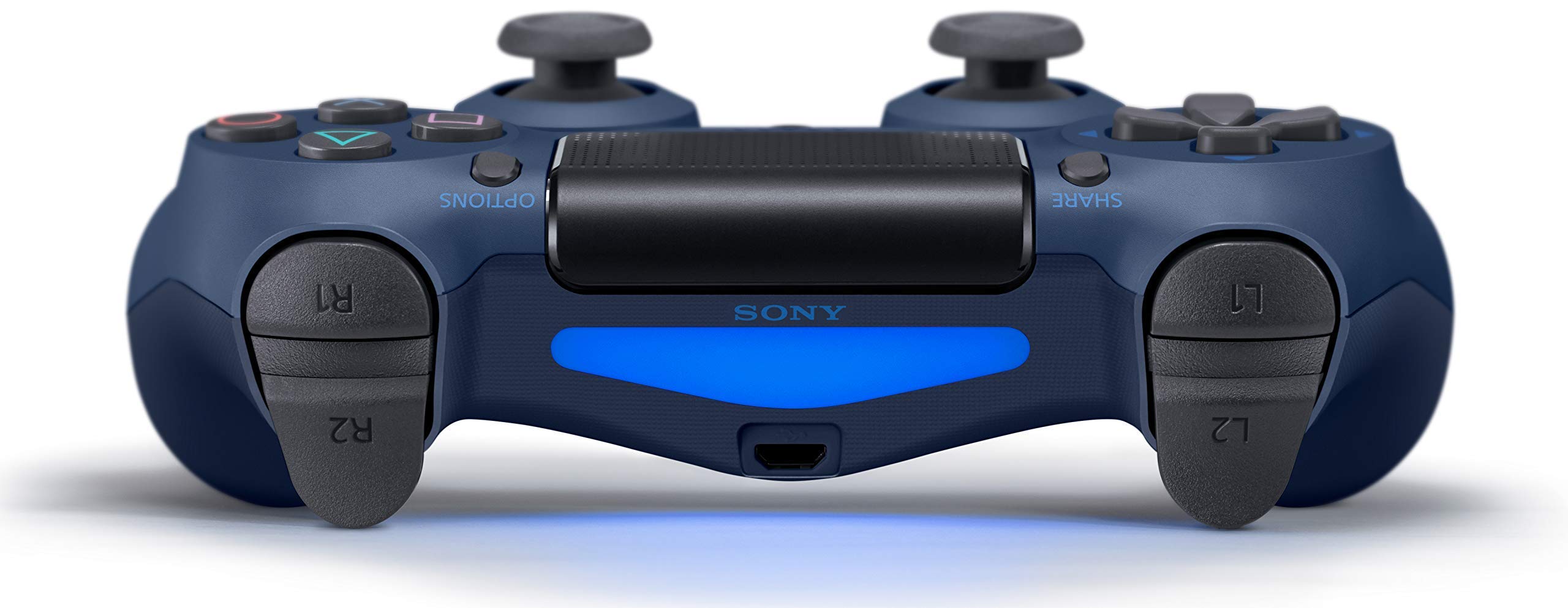 Renewed DualShock 4 Wireless Controller for PS4 - Midnight Blue | Official Sony Playstation 4 Gamepad with Precise Controls | Perfect for Gaming, Streaming & Multiplayer Sessions