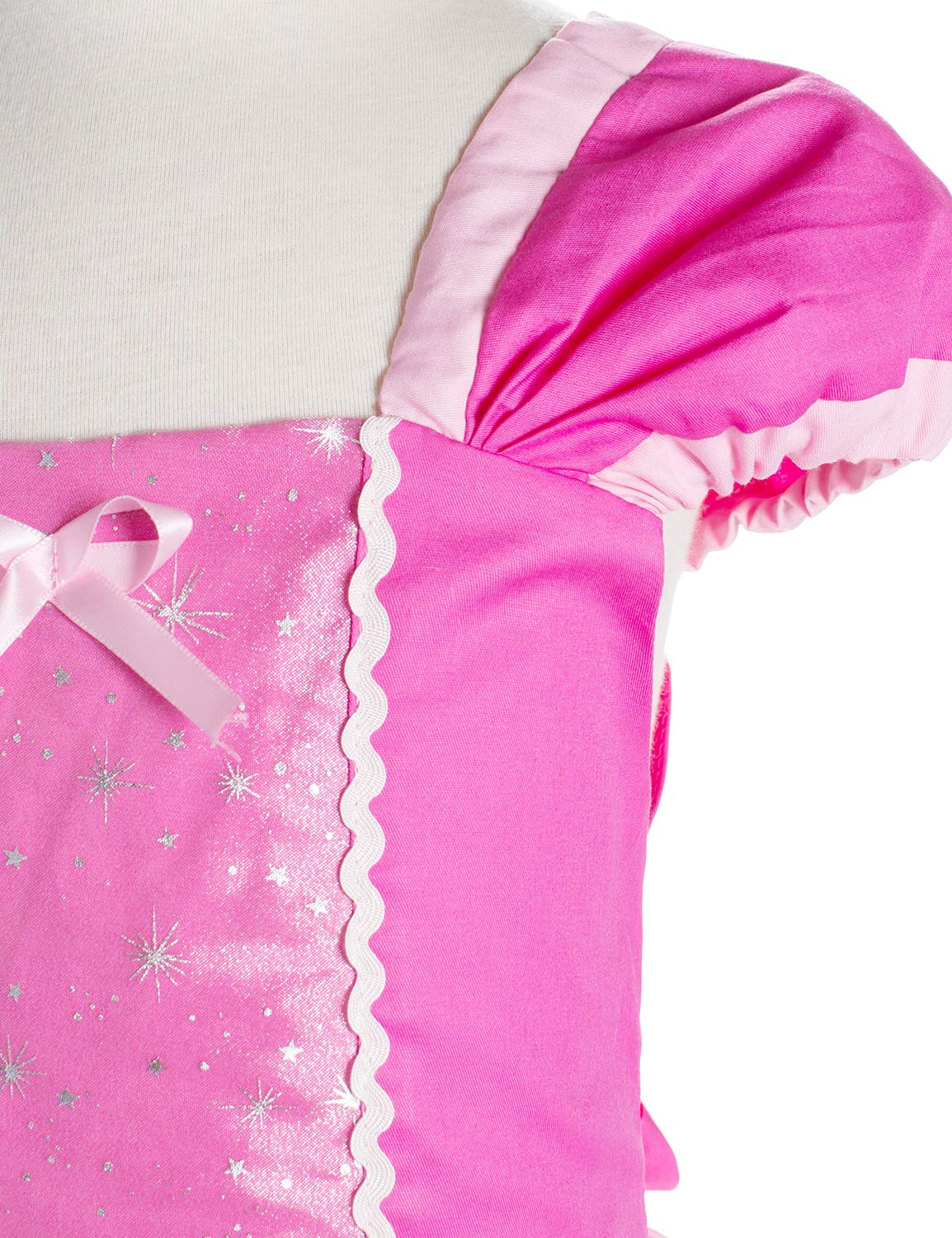**Princess Costume Dress for Toddler Girls - Birthday Party, Dress Up & Pretend Play - Sparkly Tutu Gown for Halloween, Christmas & Special Occasions**