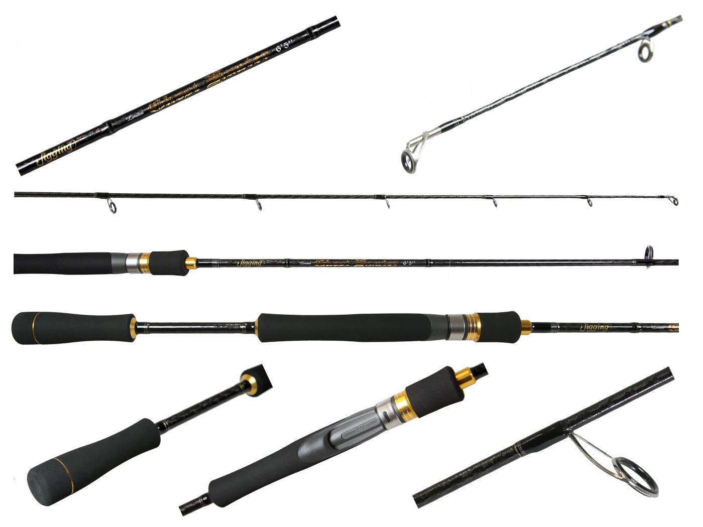 Jigging World Ghost Hunter Slow Pitch Spinning Rods - Premium Saltwater Fishing Rod for Jigging & Bottom Fishing | Perfect for Offshore, Inshore & Deep Sea Angling