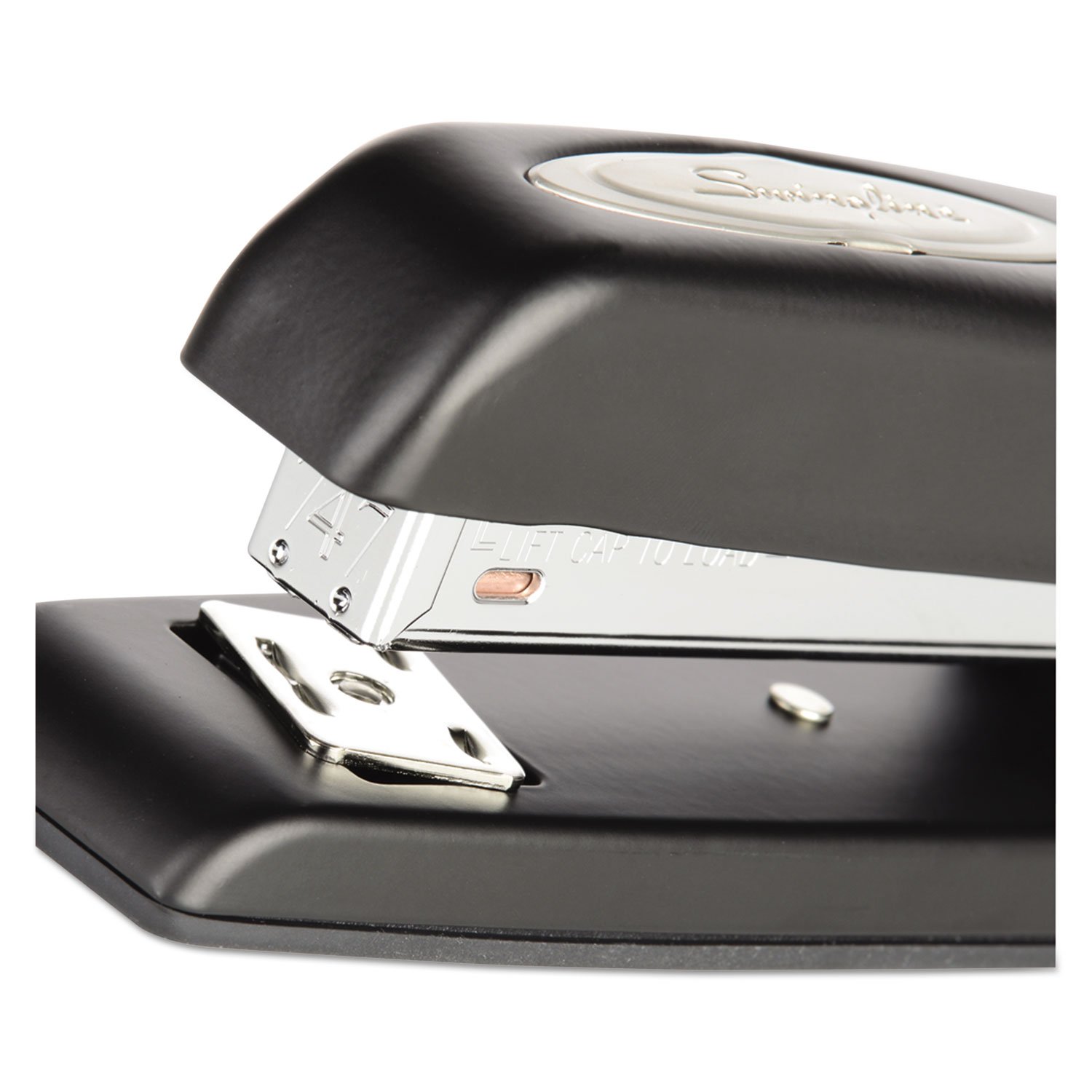 Premium 747 Business Full Strip Desk Stapler - Heavy Duty 25-Sheet Capacity, Black Office Stapler for Paper, Documents, Reports | Perfect for Office, School, Home & Professional Workspaces