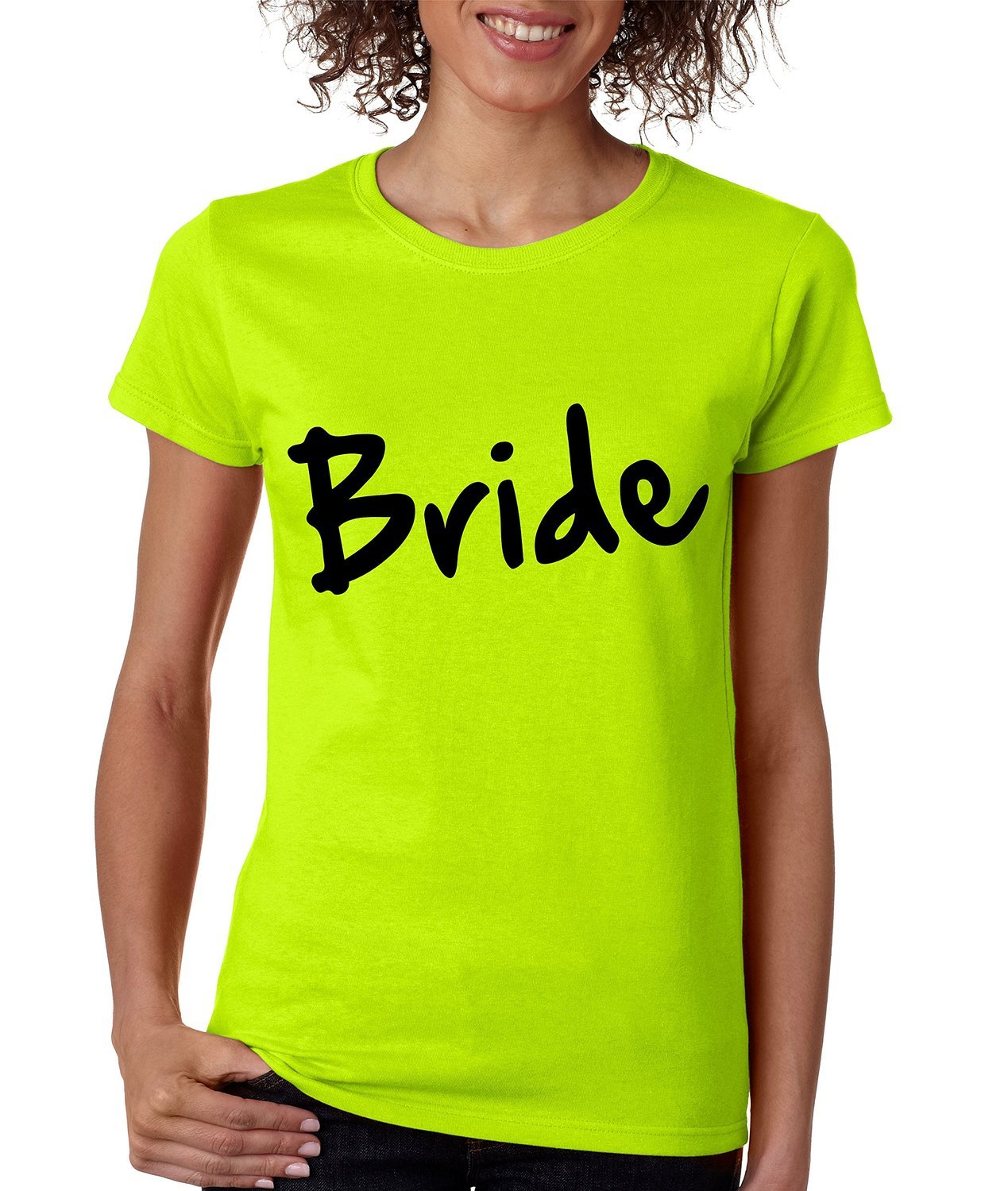 Trendy Women's Bride Print T-Shirt - Cute & Comfortable Cotton Tee for Casual Wear, Bachelorette Parties & Bridal Events