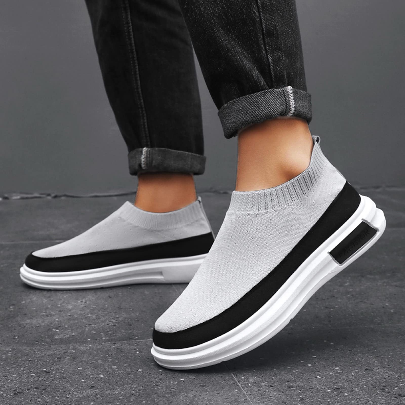 Women's & Men's Breathable Walking Sneakers - Non-Slip Thick Sole Casual Shoes for Outdoor & Fashion Wear | Perfect for Hiking, Travel, and Everyday Comfort