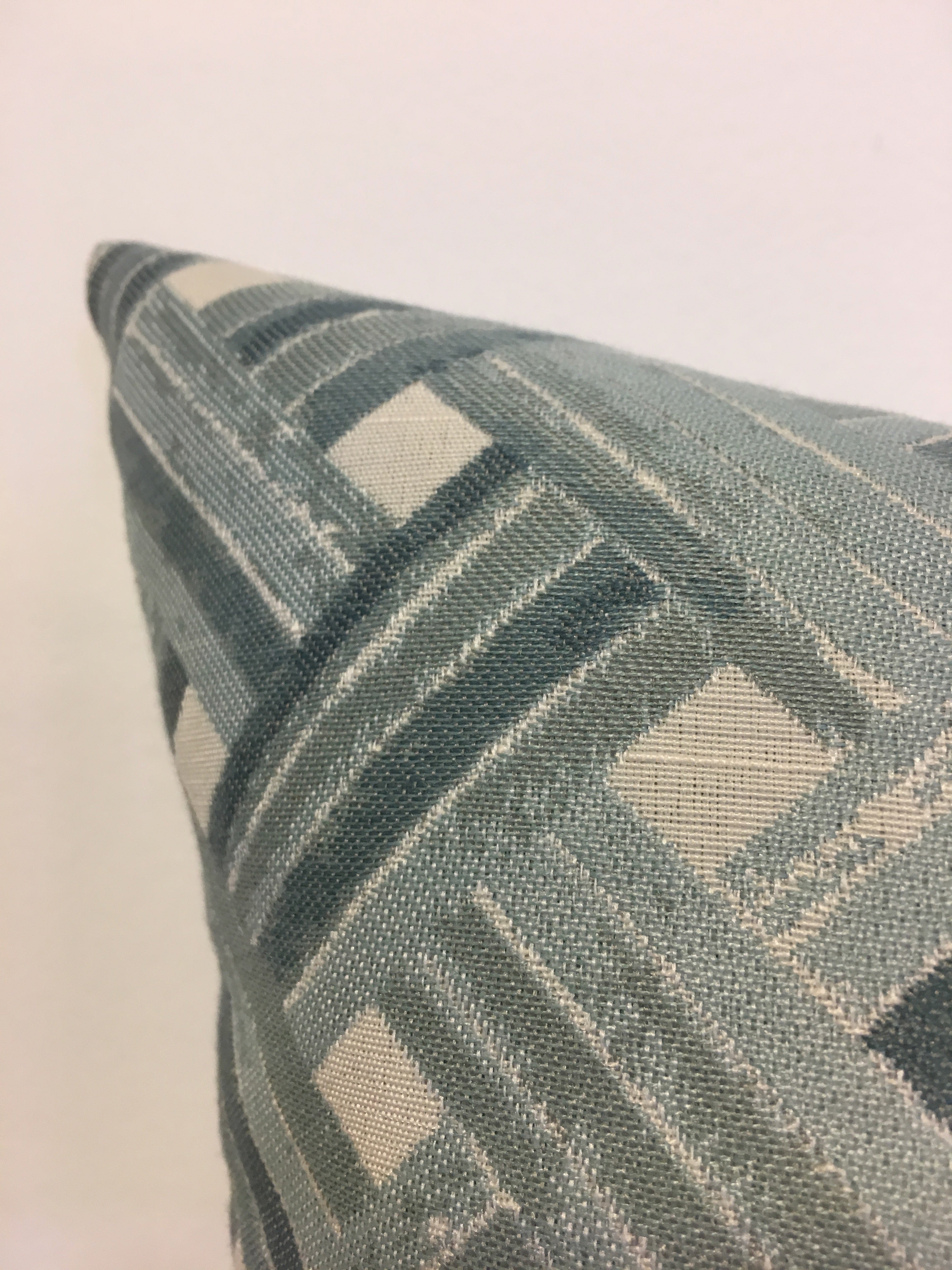 Premium Weaver Spa Blue Throw Pillow 17x17 - Soft Decorative Cushion for Sofa, Bed, Living Room & Outdoor Furniture - Home Decor Accent Pillow for Comfort and Style
