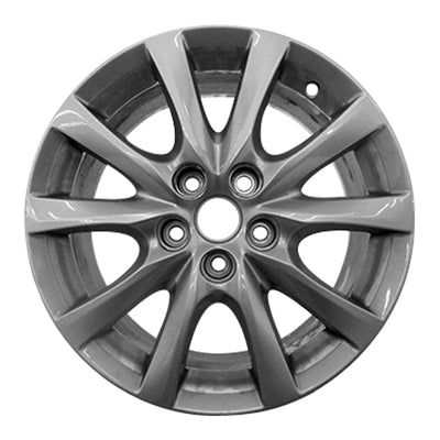 17 Inch Mazda 6 OEM Silver Alloy Wheel Rim ALY064957 (2014-2016 Model) - Perfect Replacement for Damaged Wheels & Car Upgrades