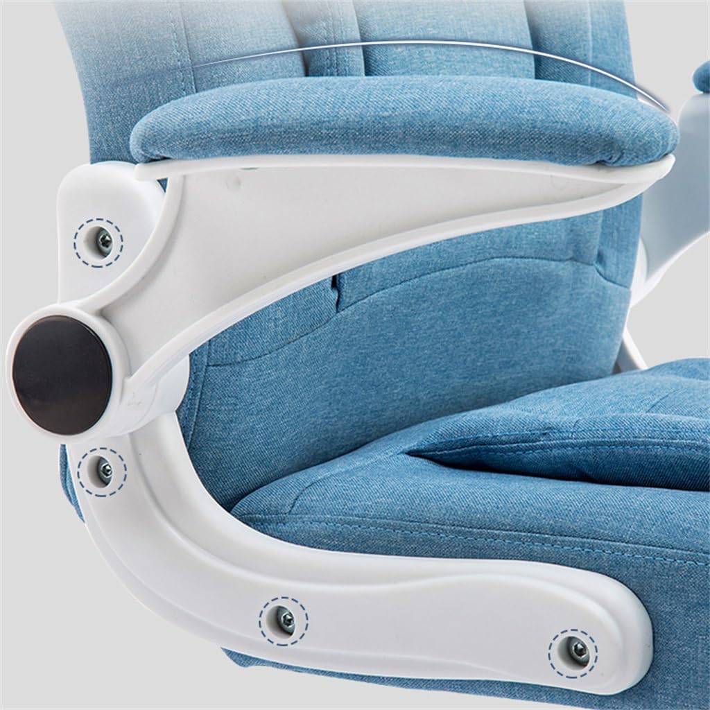 Ergonomic Swivel Office Chair with Adjustable Height & Lumbar Support - Comfortable Desk Chair for Home Office, Conference Room, Study & Gaming - Heavy Duty Rolling Chair for Professionals & Students