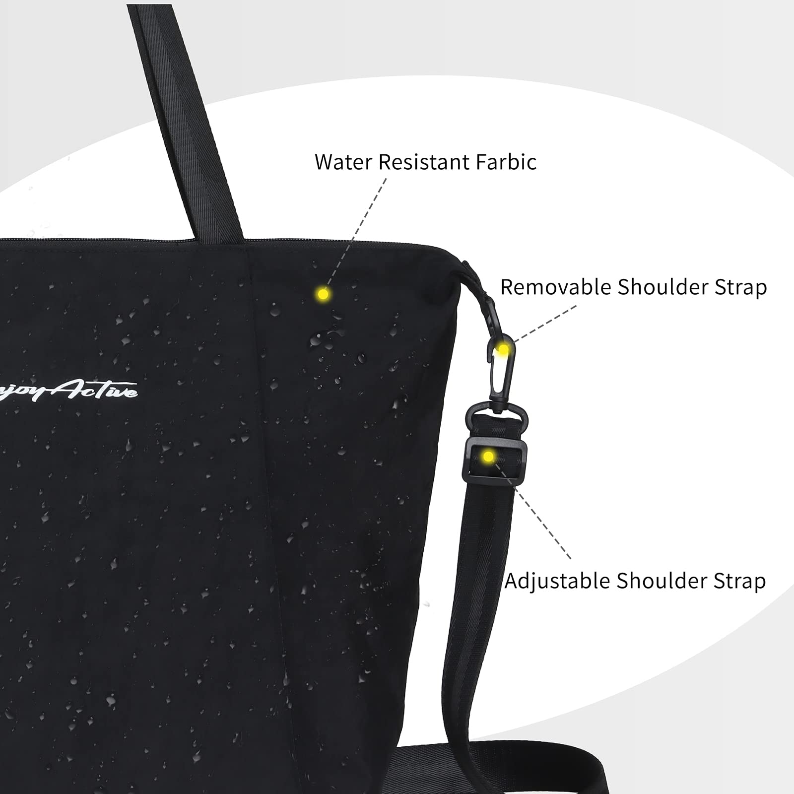 Premium Waterproof Yoga Mat Bag with Adjustable Strap & Multi-Pockets - Fits 1/4