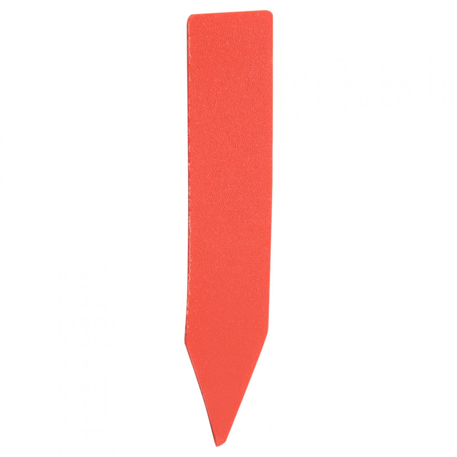 100 Pcs Plastic Plant Name Tags - Waterproof Garden Markers for Flowers, Herbs & Vegetables - Durable Plant Labels for Farmland, Garden Pots & Indoor Plants (Red) - Perfect for Organizing Your Garden & Seedling Identification