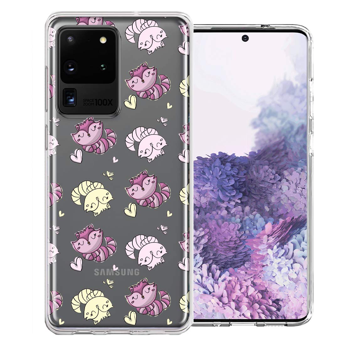 Samsung Galaxy S20 Ultra Case - Cheshire Cat Design Double Layer Protective Cover for Shock Absorption | Perfect for Everyday Use, Travel & Outdoor Activities