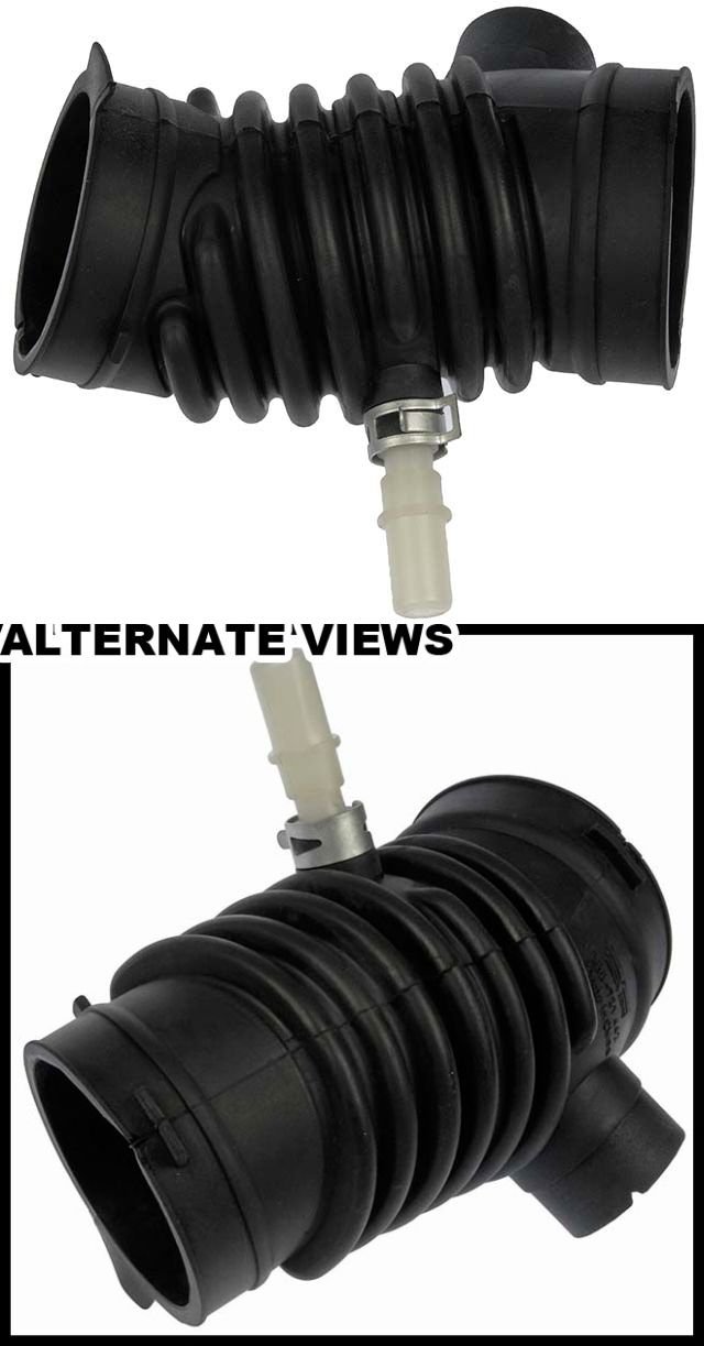 APDTY 707832 Engine Air Intake Throttle Body Hose Replacement - Compatible with Select Car Models | Improves Engine Performance & Airflow for Better Fuel Efficiency