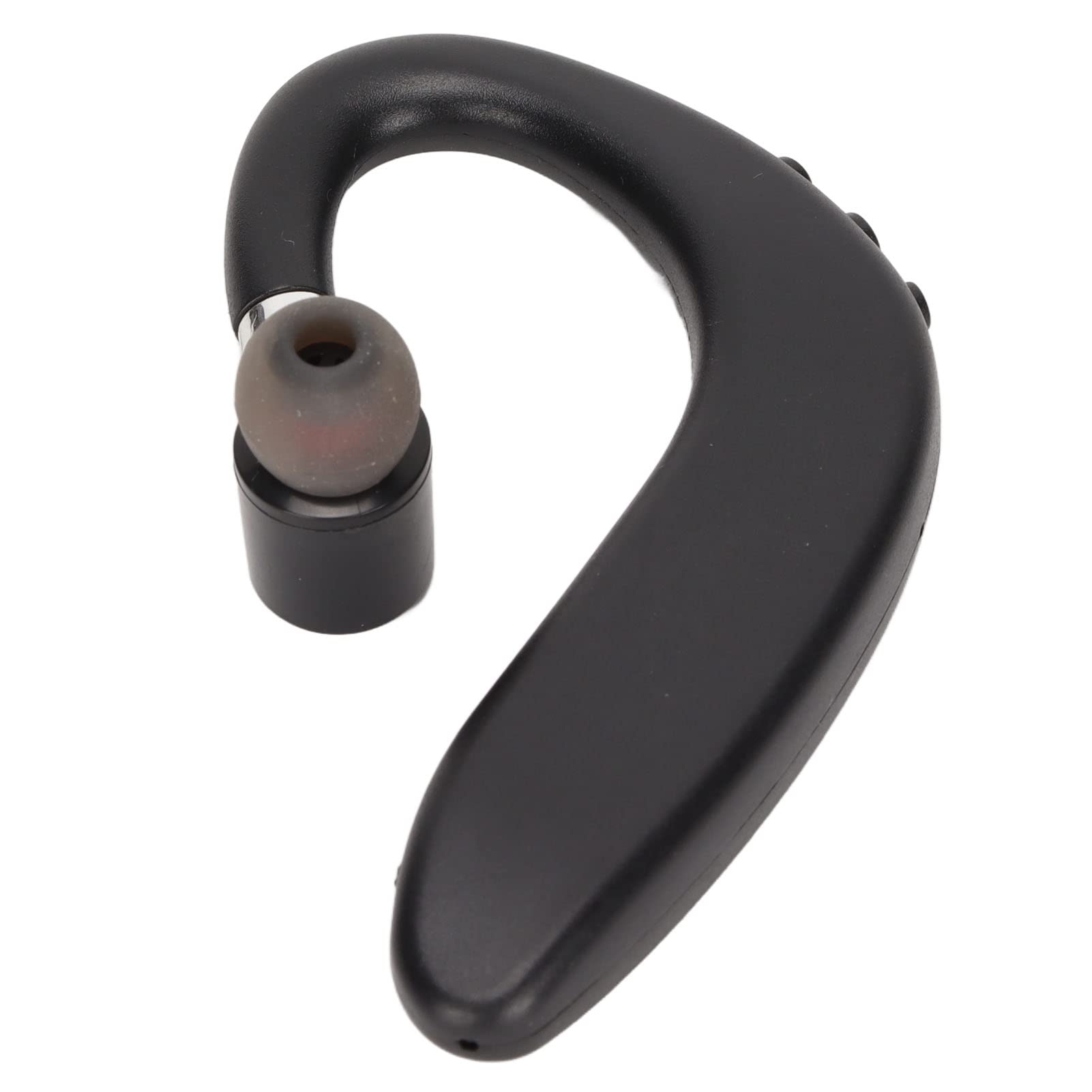 ASHATA Bluetooth 5.2 Headset - Ultra Lightweight Single Ear Wireless Headphone with Noise Reduction, Compatible with Left/Right Ear for Phone & Tablet - Perfect for Driving, Office Calls and Online Meetings