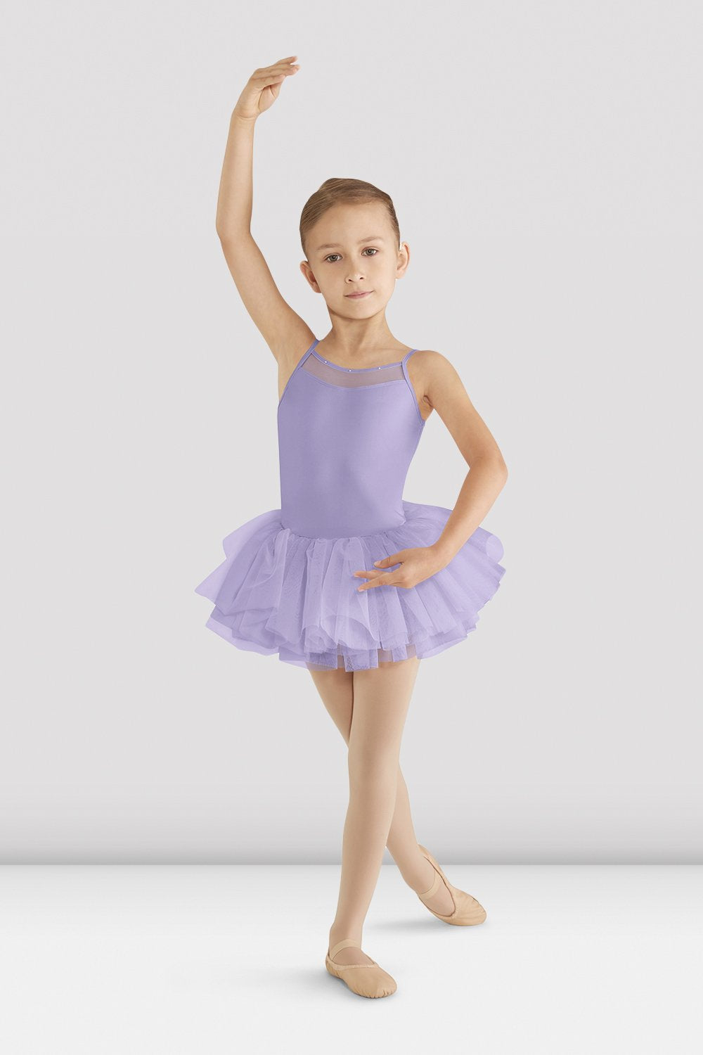 Mirella Girls Ballet Tutu Leotard - Pink Dance Costume for Ballet Class, Recital & Performance