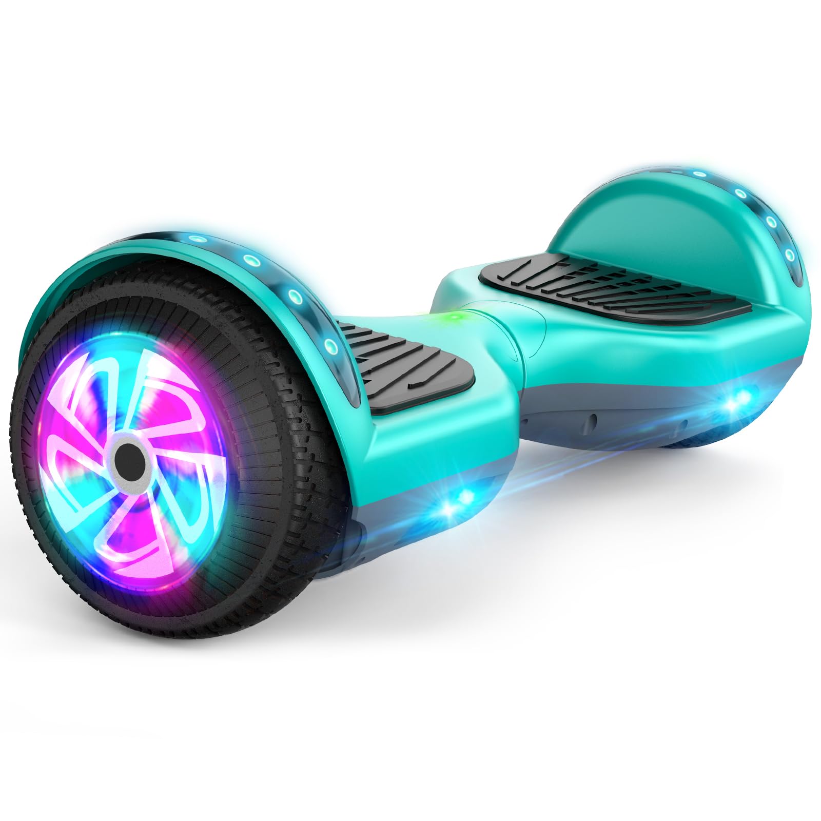 6.5 Inch Self Balancing Hoverboard with Bluetooth & LED Lights - Electric Scooter for Kids & Teens - Perfect for Commuting, Campus Rides & Outdoor Fun