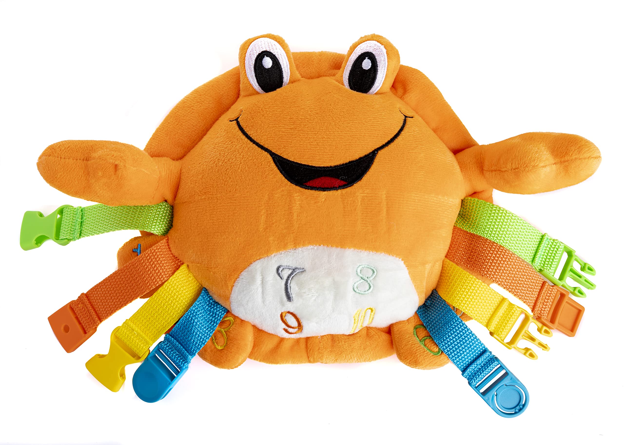 Buckle Toys - Blu Whale & Barney Crab Ocean Buddies Bundle for Toddlers | Sensory Learning Toys for Autistic Kids | Perfect for Travel, Daycare & Preschool Playtime