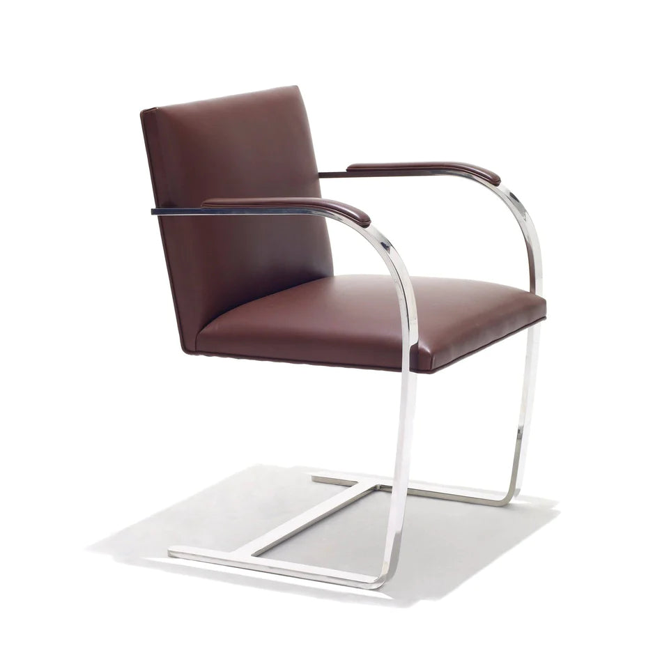 Brno Armchair with Thicker Cushions - Modern Lounge Chair for Living Room, Office & Reading Nook - Premium Comfort & Stylish Design