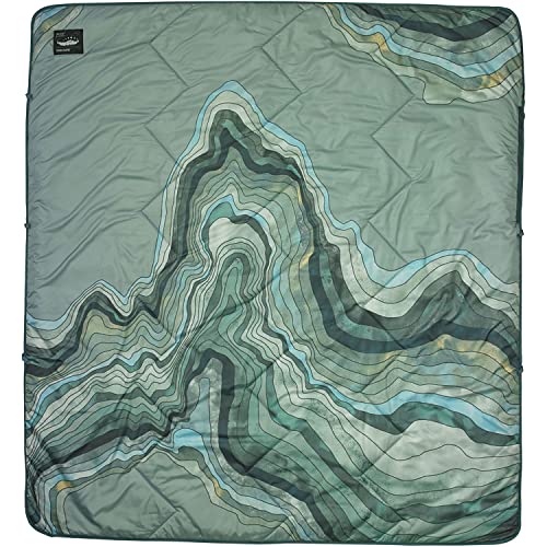Sage Topo Wave Print