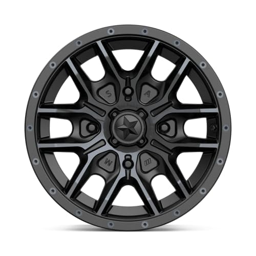MA43 14x7 4x137 Black Truck Wheel Rim 10mm Offset - M43-04737 | Perfect for Off-Roading, Truck Upgrades & Custom Builds