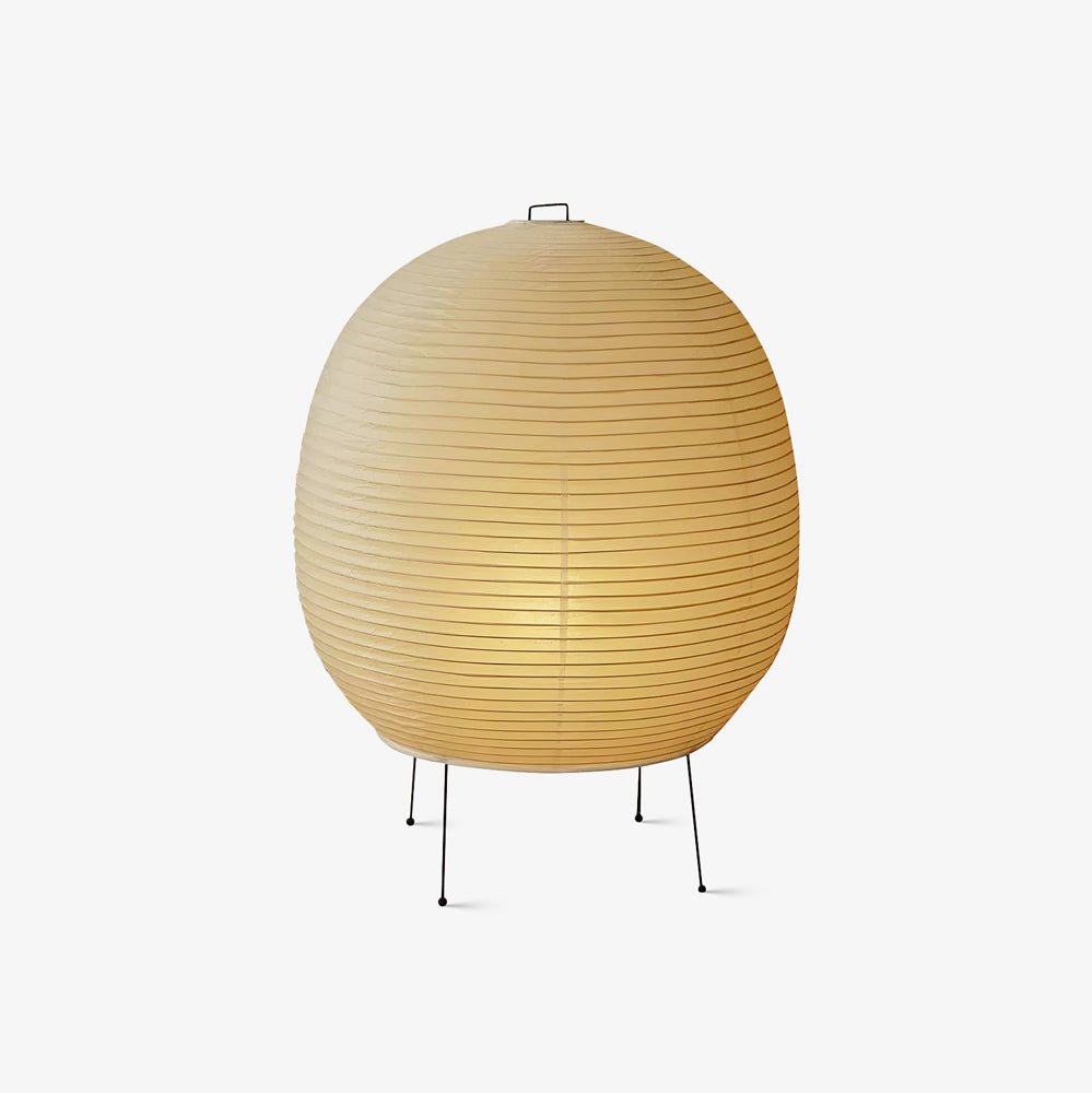 Handmade Rice Paper Lantern Table Lamp - Asian Style Decorative Lighting for Bedroom, Living Room & Dining Room - Perfect for Boho, Zen & Home Decor