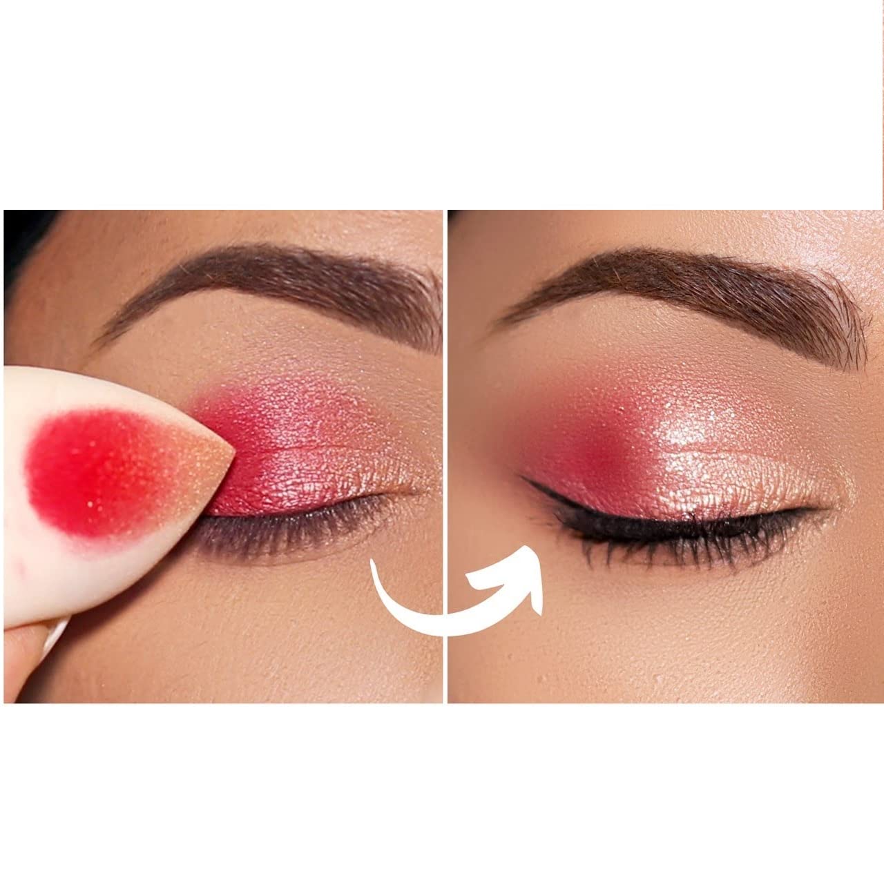 Gonegal 7-in-1 Elastic Soft Makeup Sponge Beauty Blender with Plastic Jar - Perfect for Foundation, Concealer & Powder Application