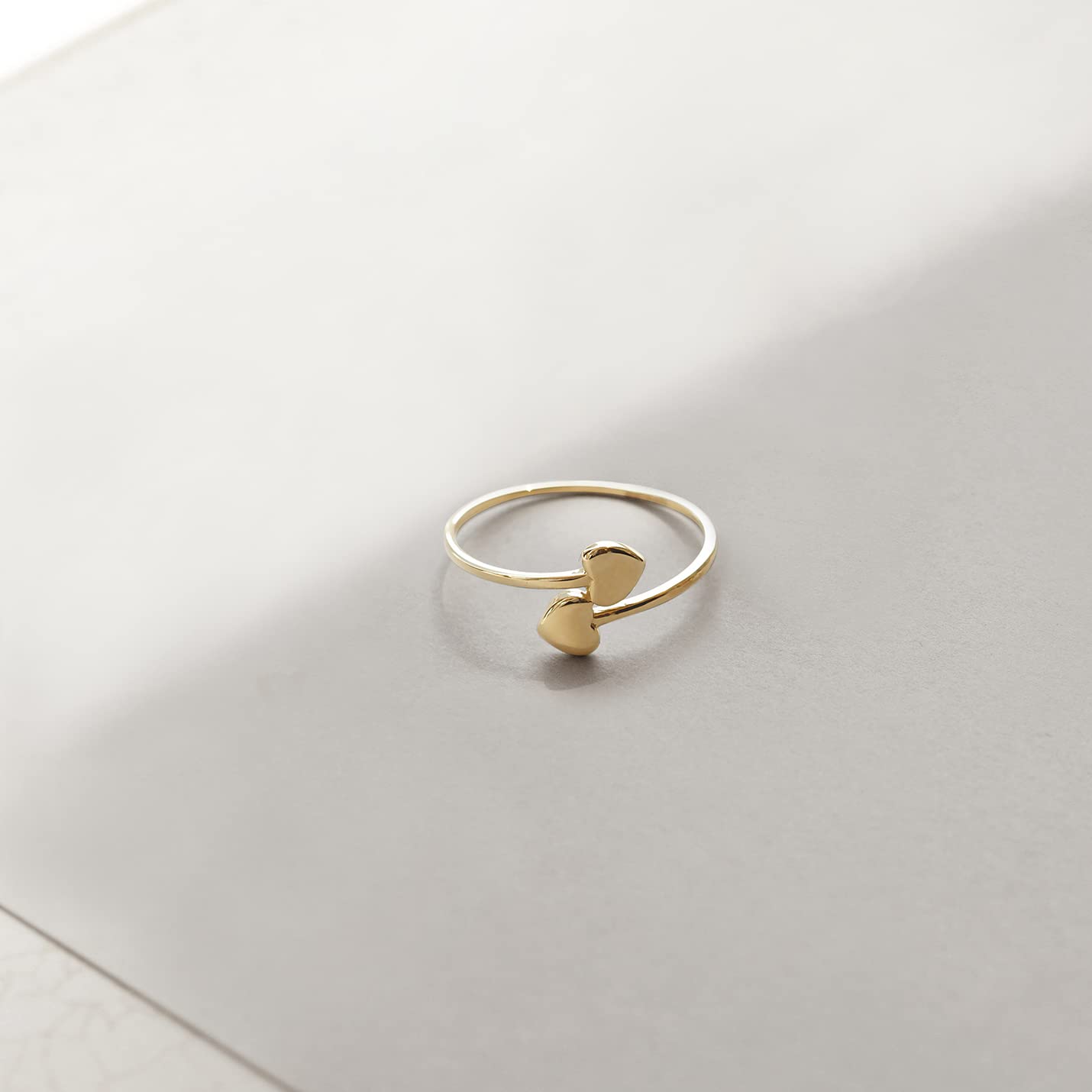 14K Solid Gold Stackable Ring for Women - Dainty Gold Band Ring, Elegant Minimalist Jewelry Gift for Her, Size 7 | Perfect for Everyday Wear, Stacking & Special Occasions