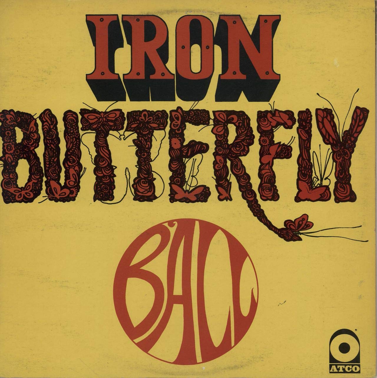 Iron Butterfly - Ball Vinyl LP (ATCO Records 228 011) - Classic Rock Collectible for Music Lovers & Vinyl Enthusiasts - Perfect for Home Listening & Vintage Record Collections