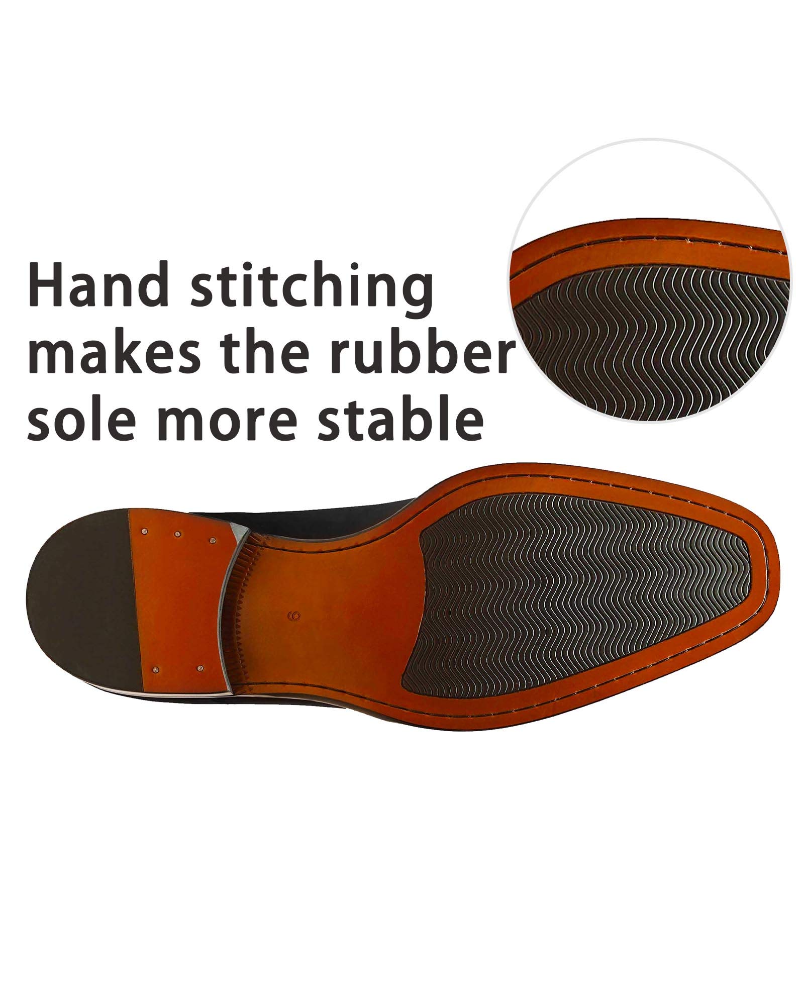 Premium Men's Oxford Dress Shoes - Classic Formal Leather Shoes for Business & Wedding - Comfortable & Stylish for Office, Parties & Special Occasions