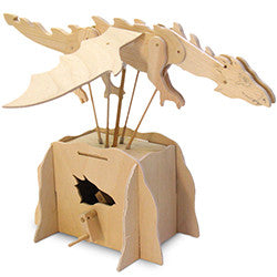 Automaton Dragon Wooden DIY Kit - 3D Puzzle Mechanical Model for Adults & Teens - Fun STEM Educational Toy for Home Decor & Gift Giving - Perfect for Hobbyists, Collectors, and Science Enthusiasts