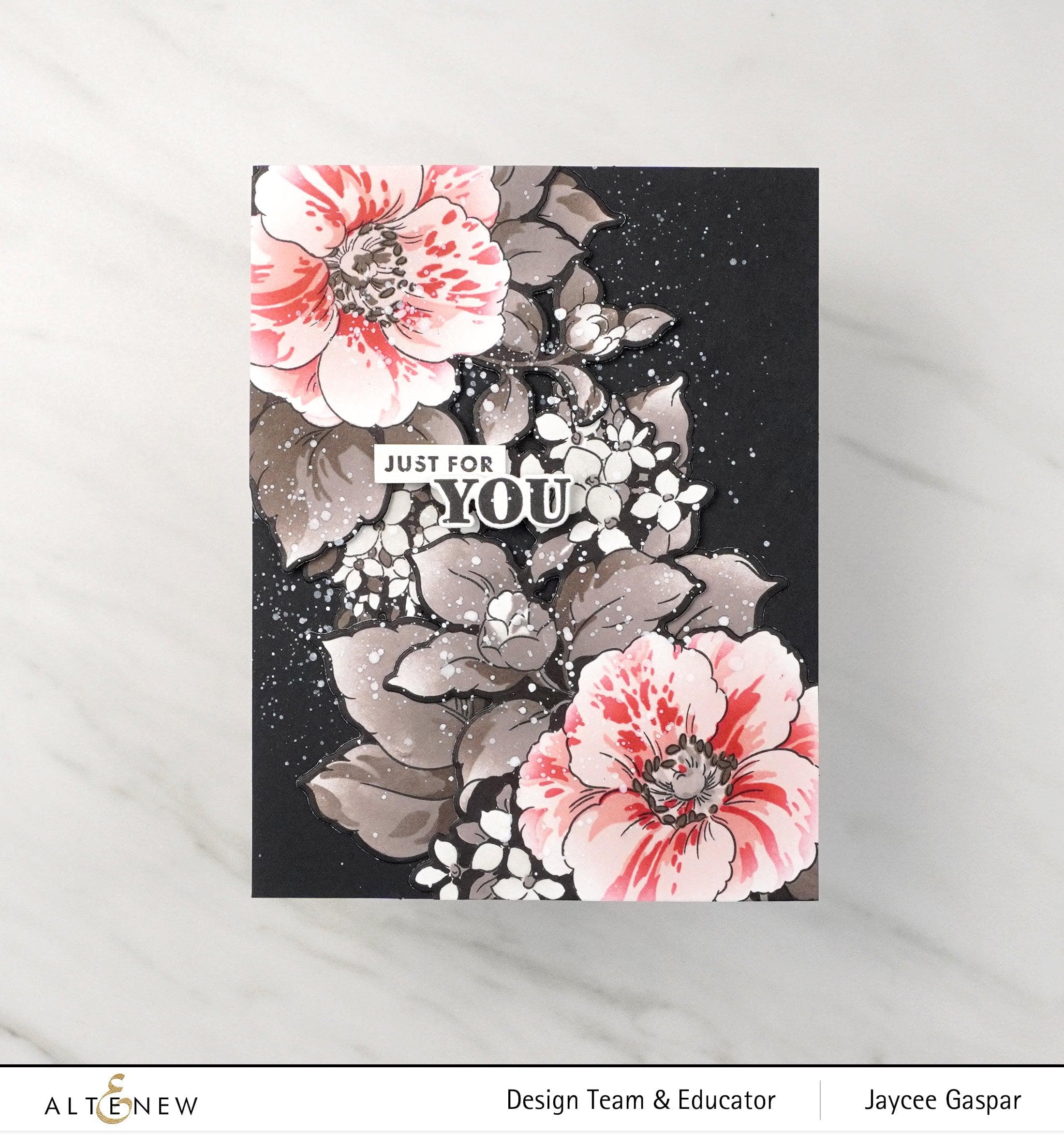 Rosa Gallica Add On Die Set for DIY Garden Projects – Perfect for Scrapbooking, Card Making, and Home Decor