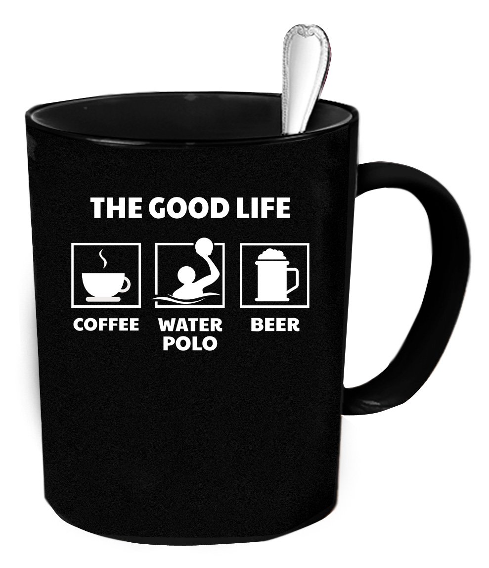 11 oz Water Polo Coffee Mug - Funny Gift for Water Polo Players - Perfect for Training, Games & Office Use