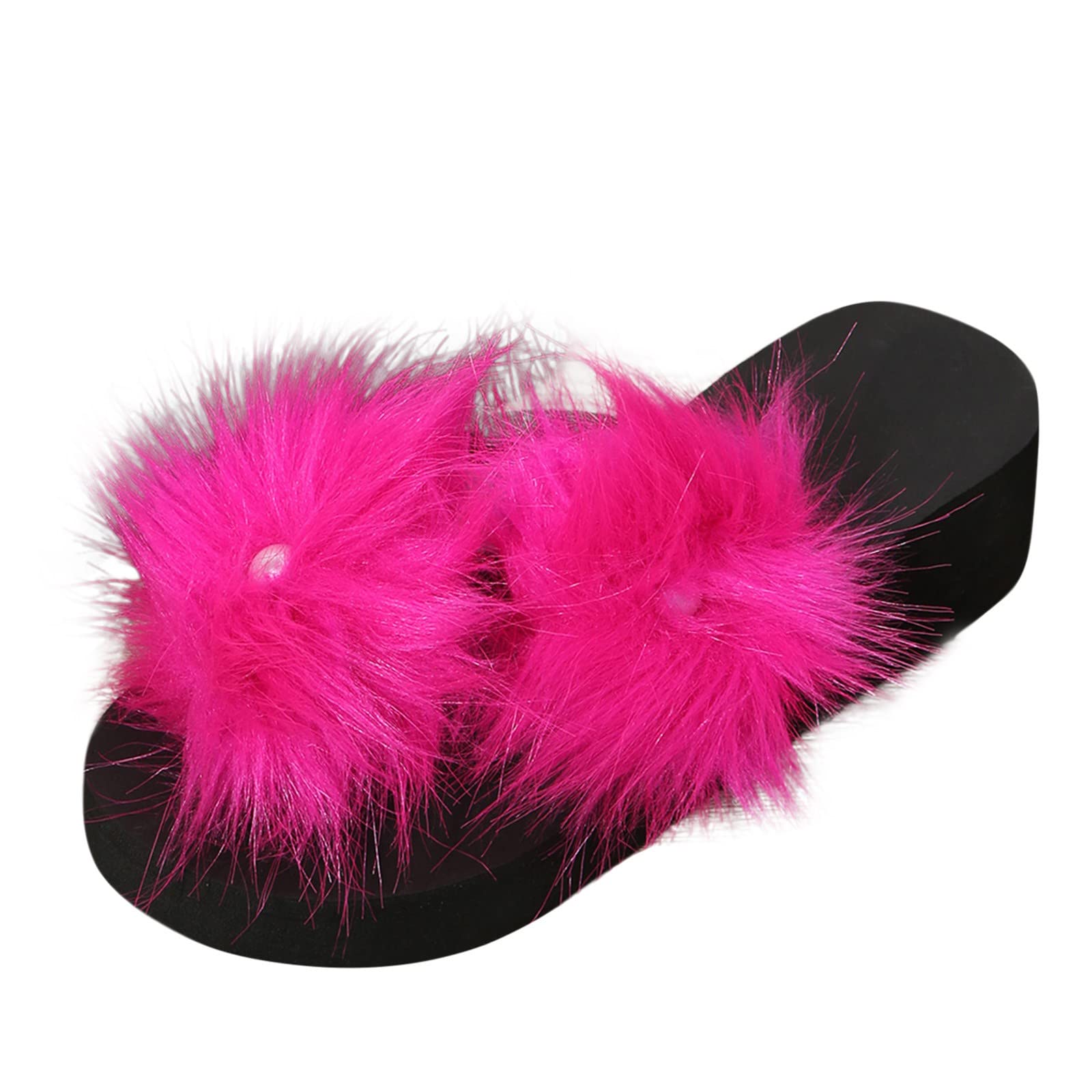 Women's Non-Slip Flip Flop Socks with Feather & Rhinestone Design - Soft Summer House Slippers for Indoor/Outdoor Wear - Perfect for Bathroom, Yoga, Lounge & Relaxation at Home