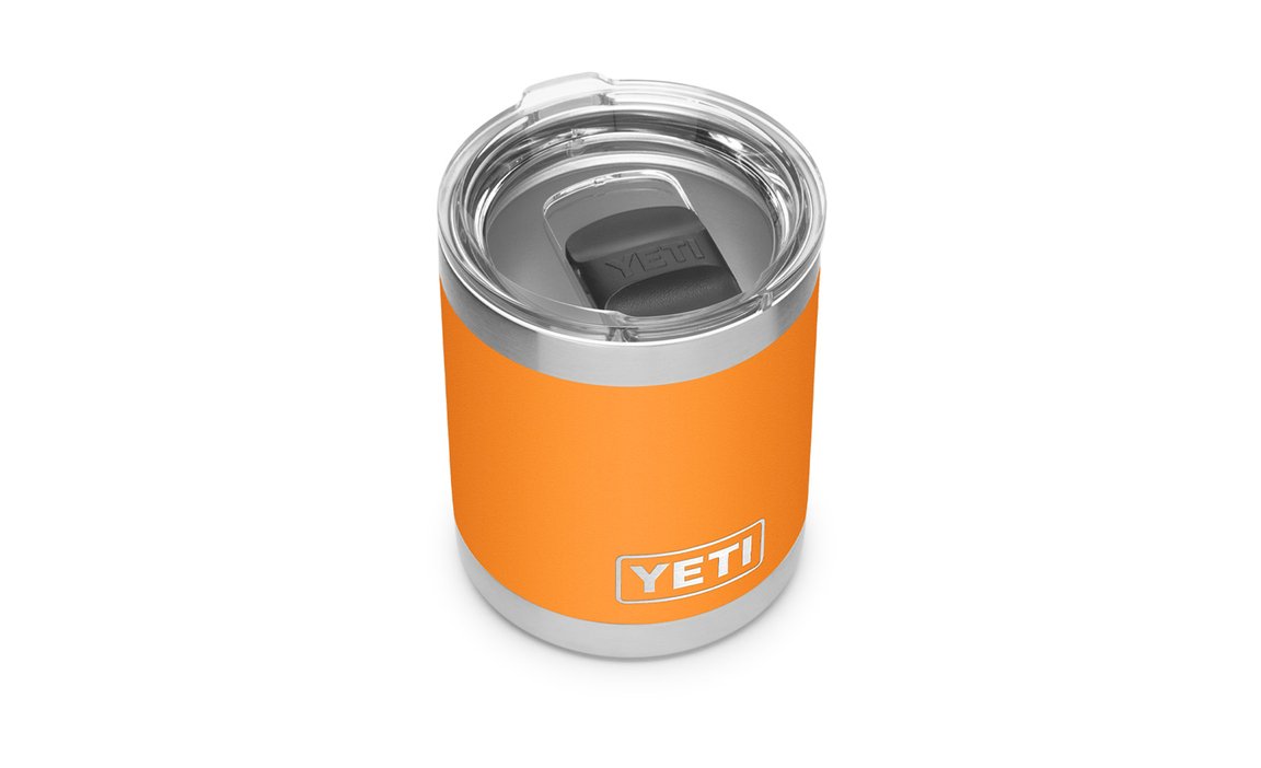 Yeti Rambler 10 oz Lowball Tumbler - King Crab Orange - Insulated Stainless Steel Cup for Whiskey, Cocktails, and Cold Drinks - Perfect for Home, Office, and Outdoor Use