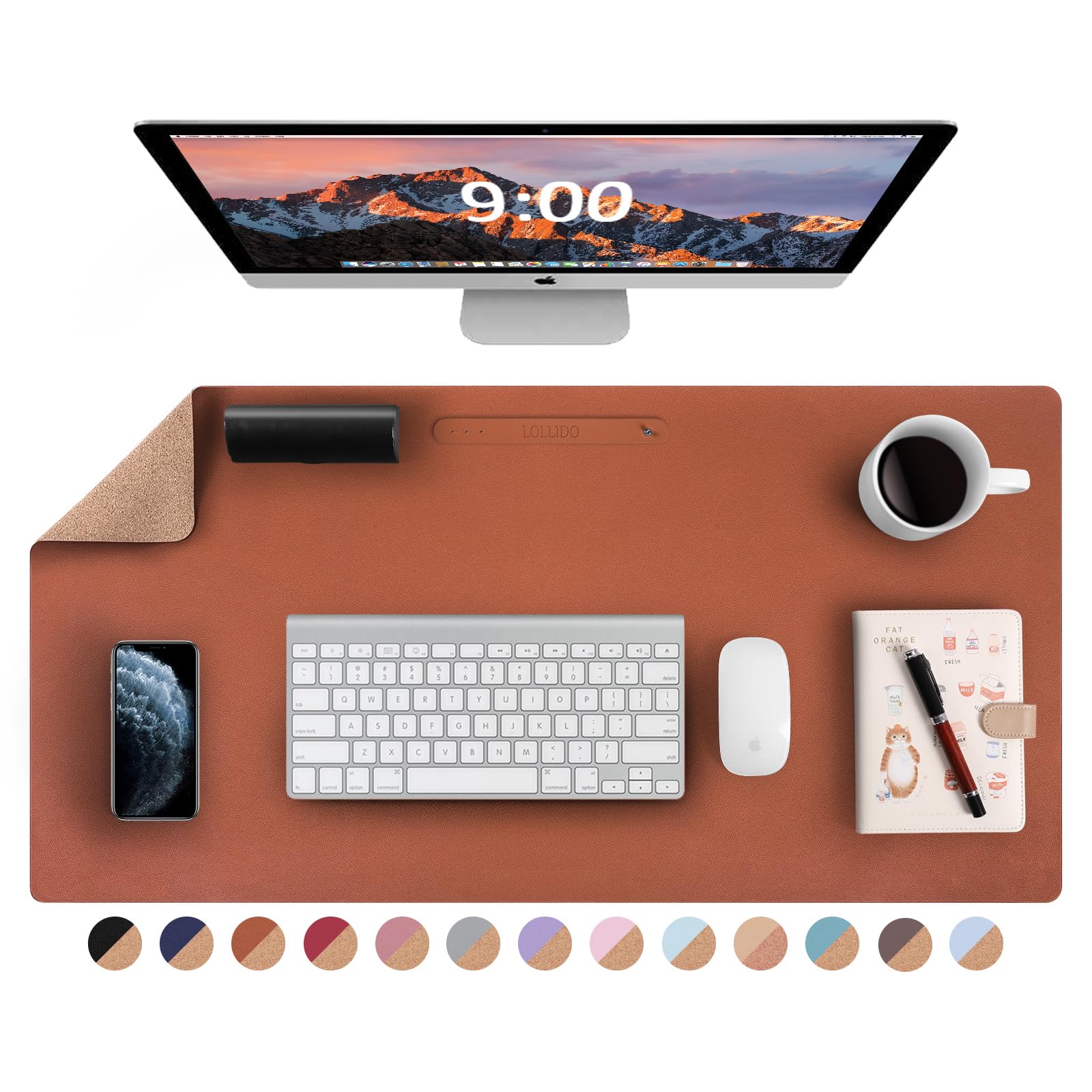 Premium Genuine Leather Desk Pad - 24