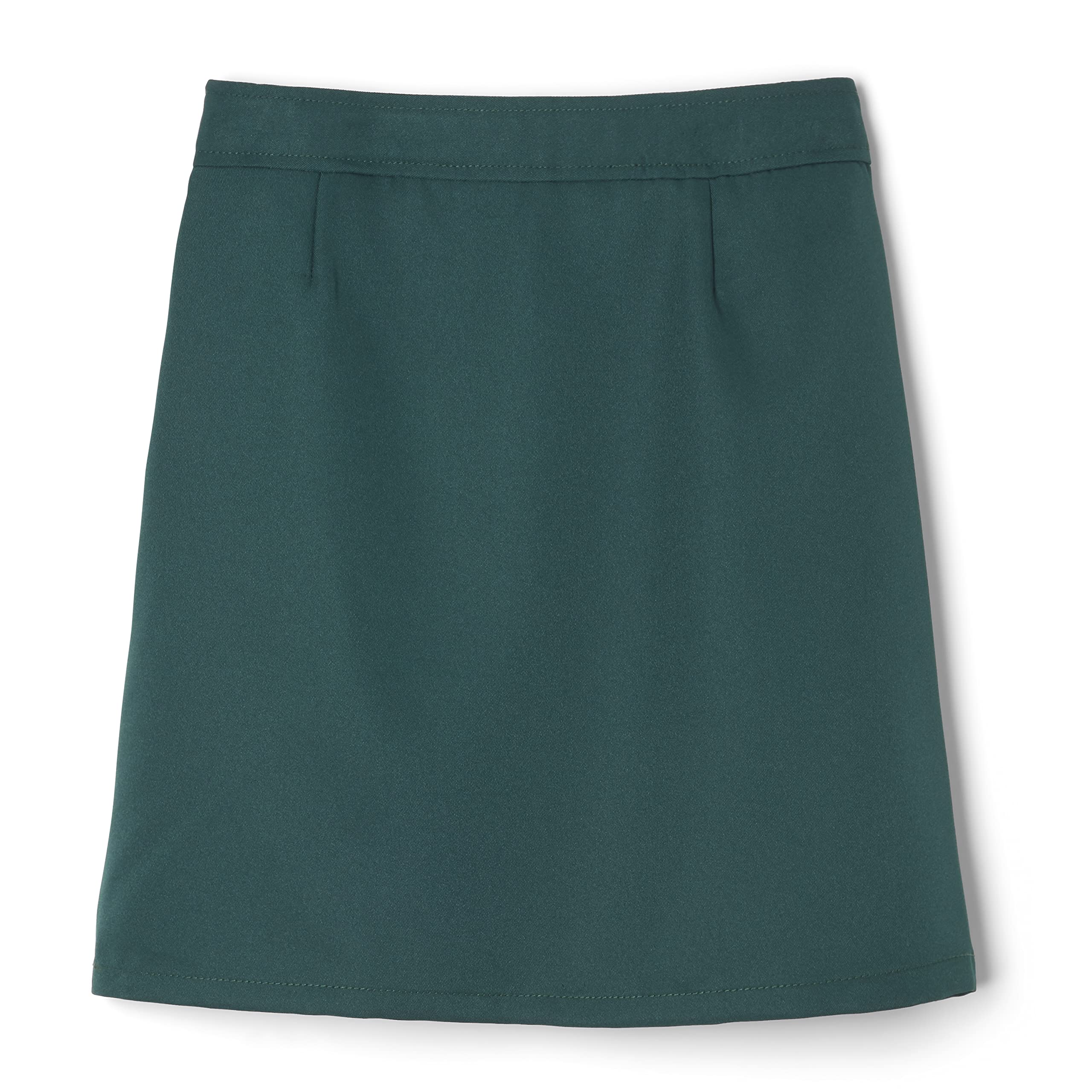 French Toast Girls Adjustable Waist Two-Tab Pleated-Front Scooter Skirt - Comfortable Stretch Fabric for School, Playdates & Casual Outings