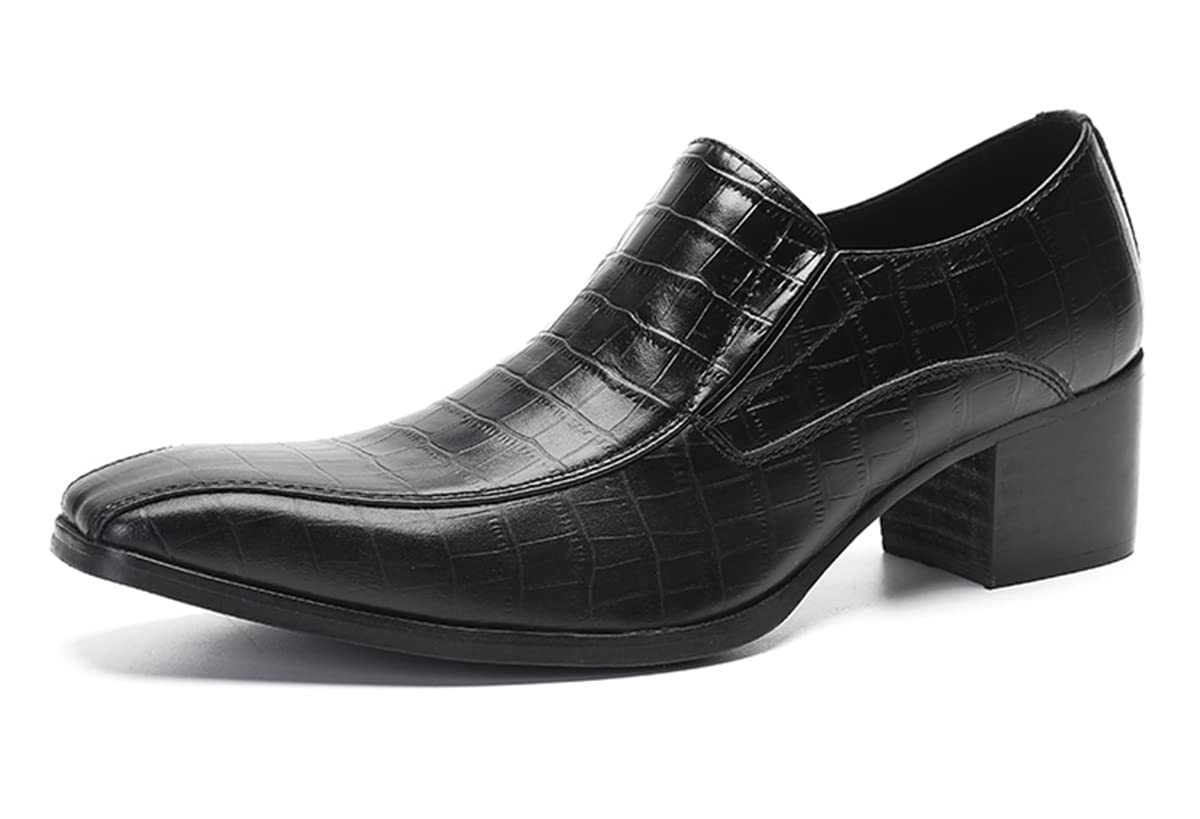 Premium Men's Leather Dress Shoes for Business, Formal, Office & Party Wear - Comfortable & Stylish for Work, Weddings, and Special Occasions