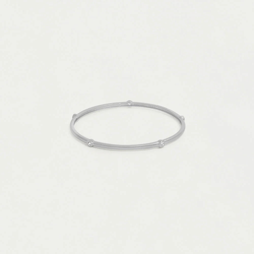 Dean Davidson Orsay Pavé Bangle Bracelet - 14K Gold Plated Cubic Zirconia Bracelet for Women, Elegant Stackable Bangle for Wedding, Anniversary & Special Occasions