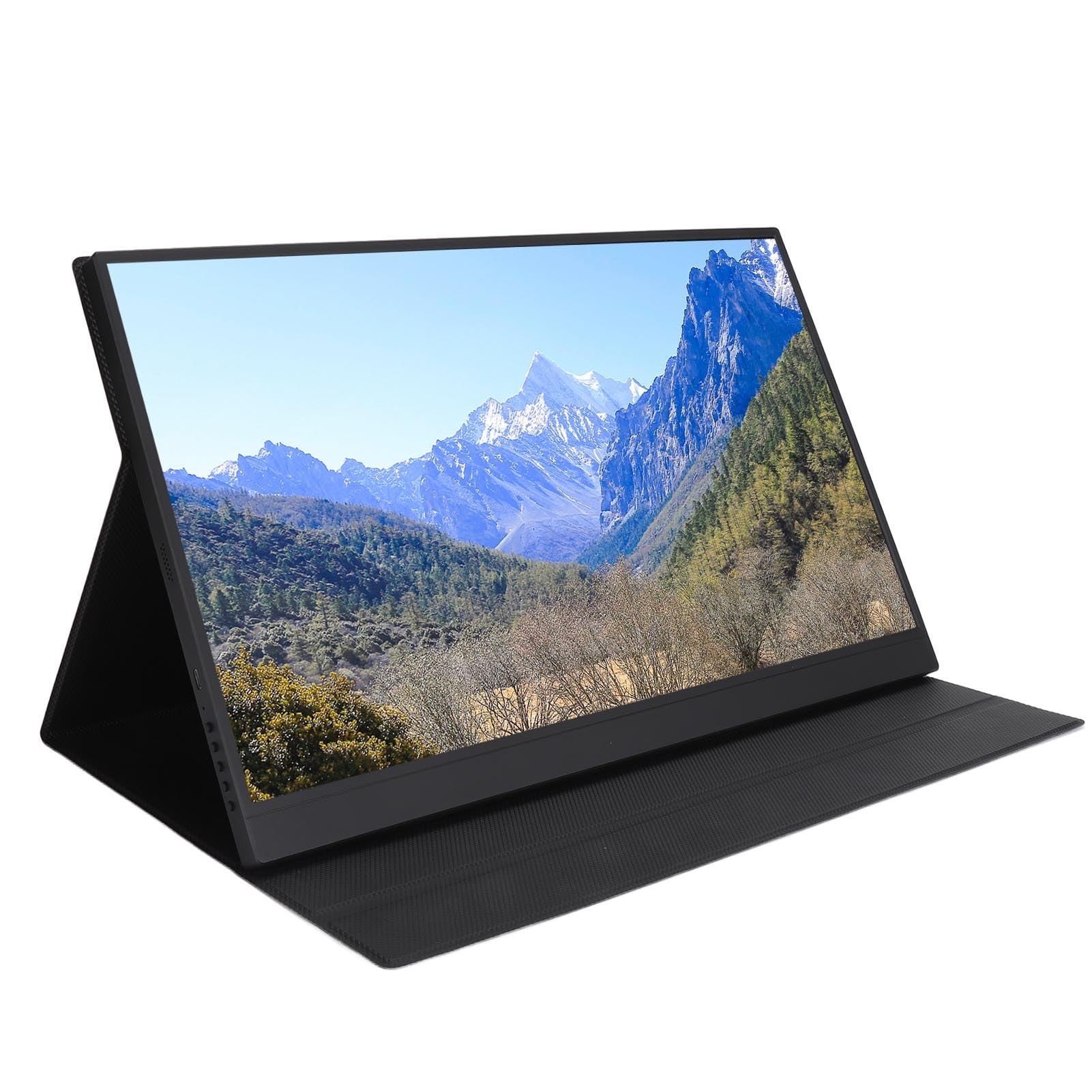 Gugxiom 17.3 Inch 4K Portable Monitor - 3840x2160 IPS Display, 1500:1 Contrast Ratio, 400 Nits Brightness, USB-C & HDMI Connectivity with Built-in Speakers - Ultra HD Laptop Screen for Gaming, Work & Travel - Includes Smart Cover for PC, Mac & Smartphone