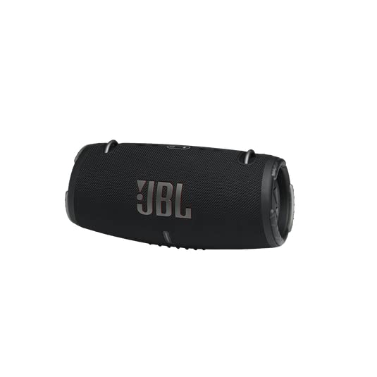 JBL Xtreme 3 Waterproof Bluetooth Speaker Bundle with gSport Carbon Fiber Case & Shoulder Strap - Portable Wireless Speaker for Outdoor, Beach, Pool Party & Travel (Black)