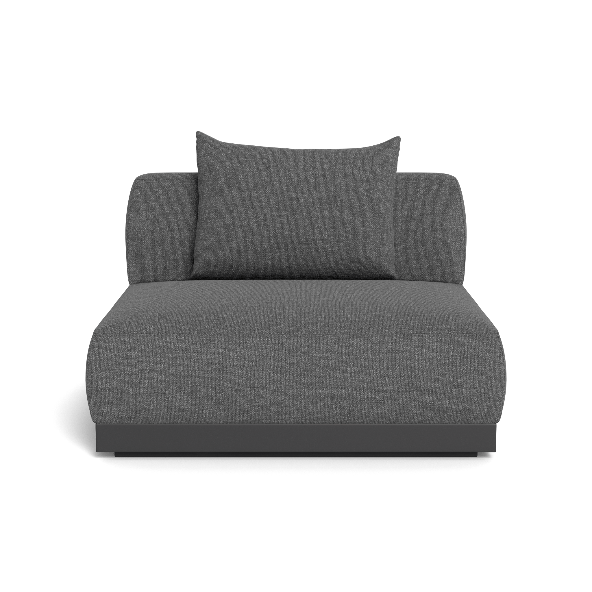 Amalfi Armless Single Sofa - Modern Minimalist Loveseat for Small Spaces | Perfect for Apartments, Studios & Cozy Living Rooms