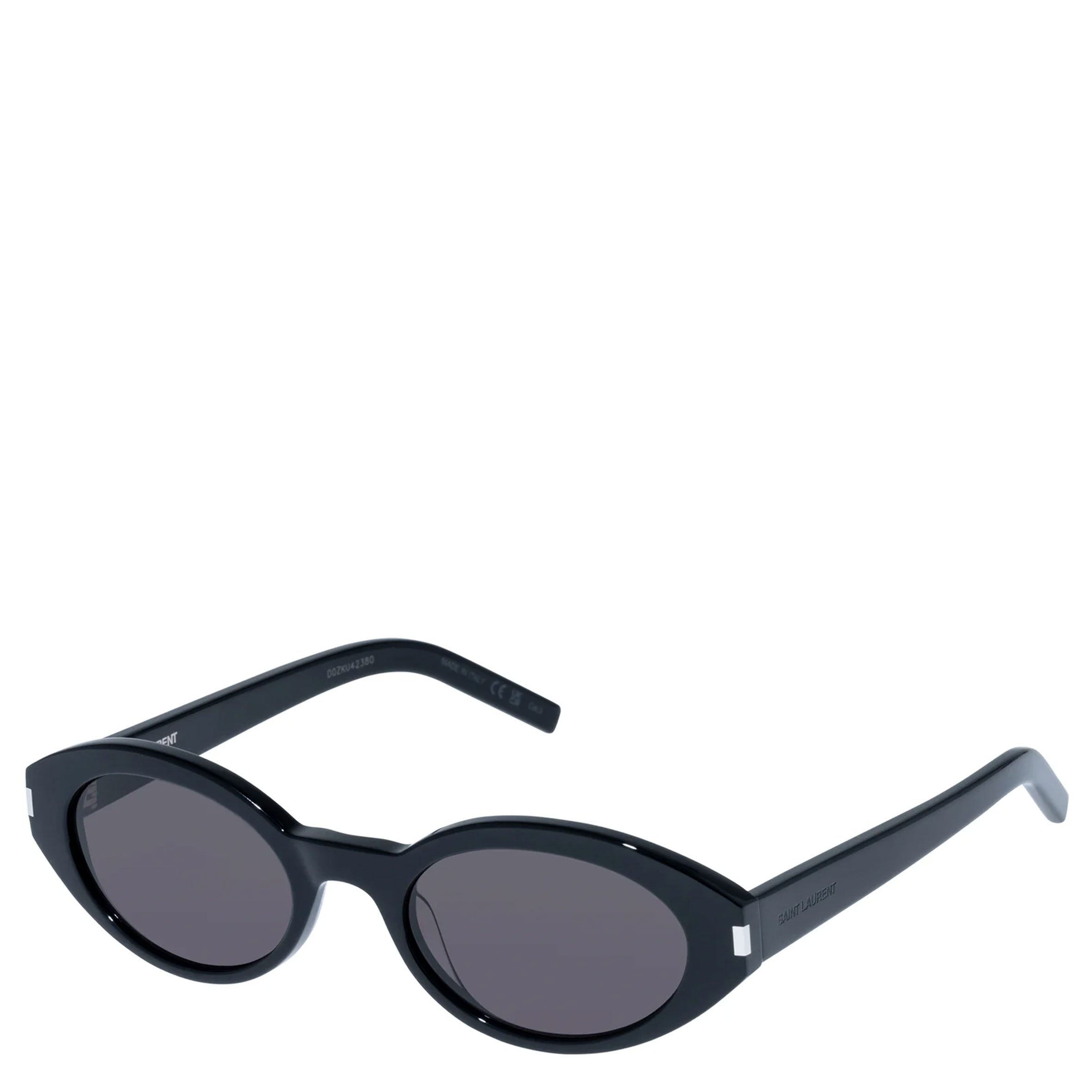 SL SL567 Round Cat Eye Sunglasses - Classic Black Retro Style for Women & Men | Perfect for Driving, Beach, and Outdoor Activities