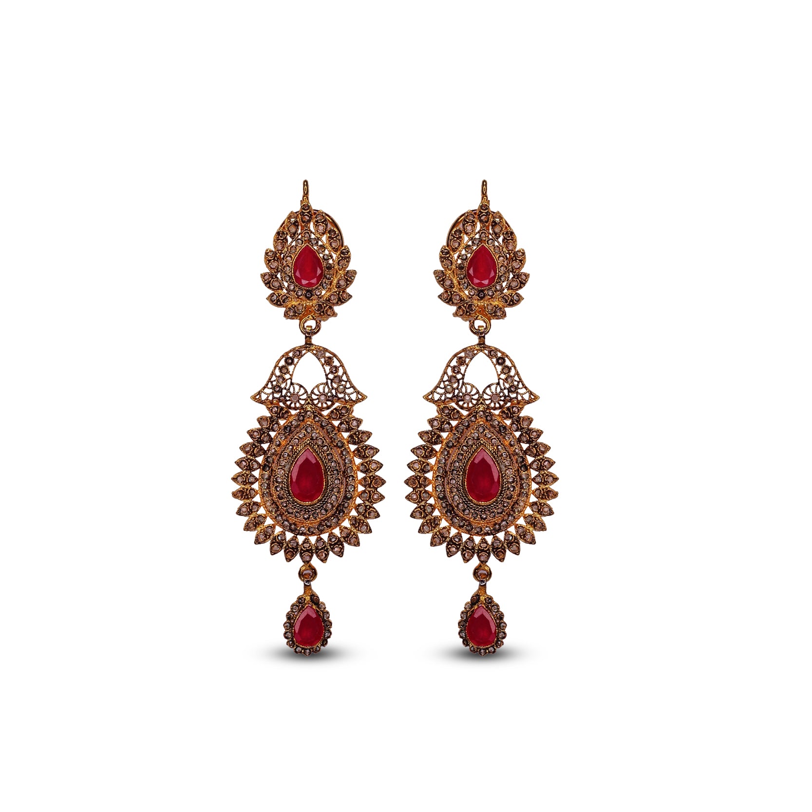 Elegant Gold-Plated Hoop Earrings for Women - E1384 | Hypoallergenic & Lightweight for Everyday Wear, Parties & Gifts