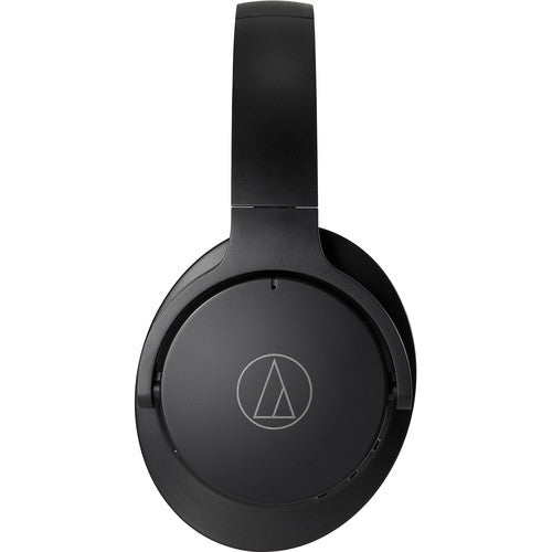 Audio Technica ATH-ANC500BT Wireless Over-Ear Noise Cancelling Headphones - Bluetooth, Hi-Res Audio, 30H Battery (Black) | Perfect for Travel, Commuting & Office Use