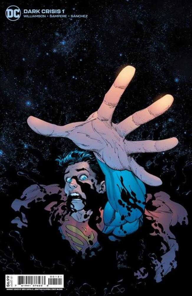 Dark Crisis #1 (Of 7) Cover B Greg Capullo Variant - Limited Edition Comic Book with Card Stock Cover - Perfect for DC Comics Collectors & Superhero Fans - Great for Display, Gifts, and Comic Book Collections