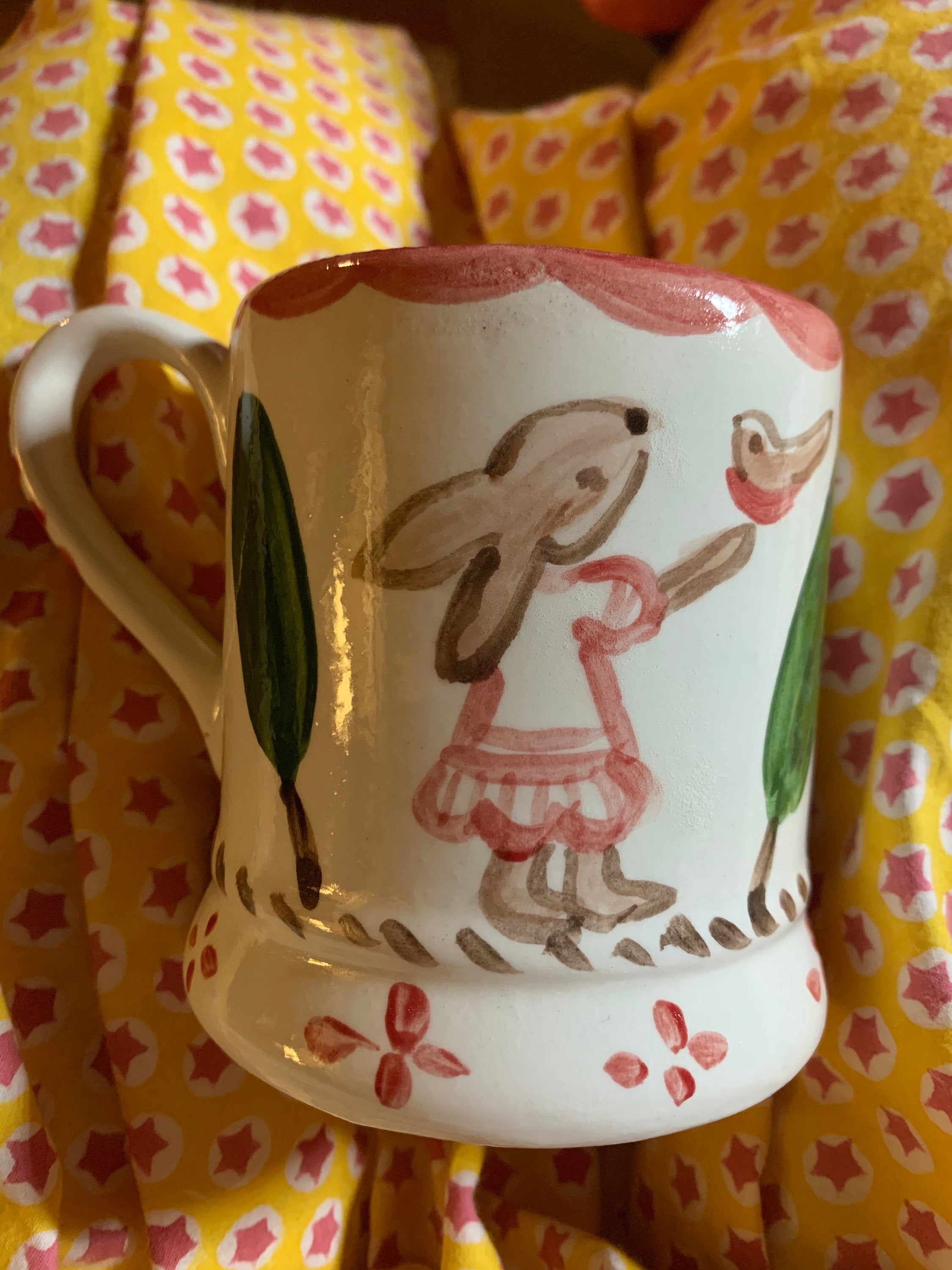 Personalized Bunny Cup for Kids - Custom Children's Mug with Name - Perfect for Easter Gifts, Birthday Presents & Nursery Decor