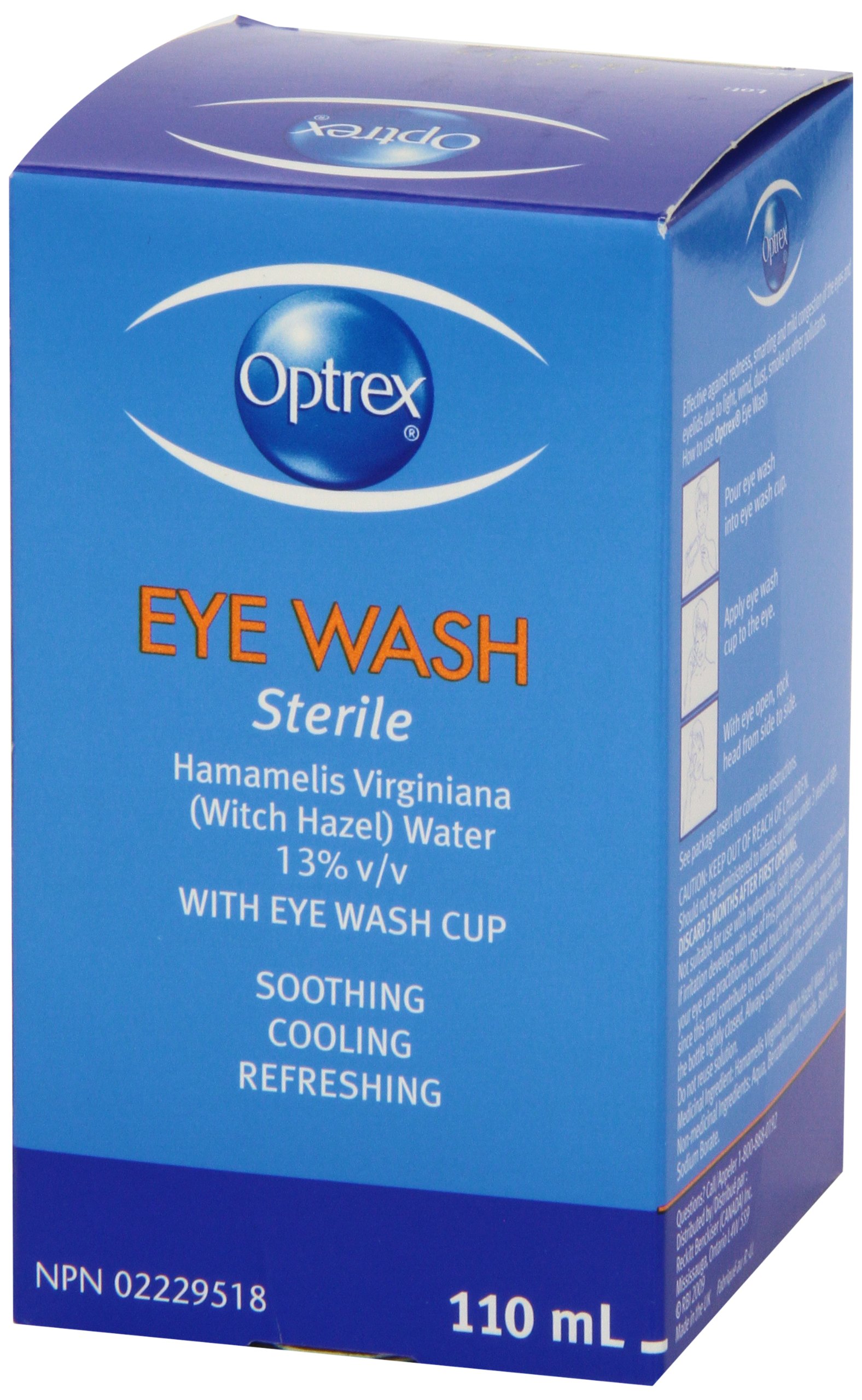 Optrex Eye Wash Solution - Soothing & Refreshing Eye Relief for Irritation, Dryness & Allergies | Perfect for Contact Lens Wearers & Post-Surgery Care